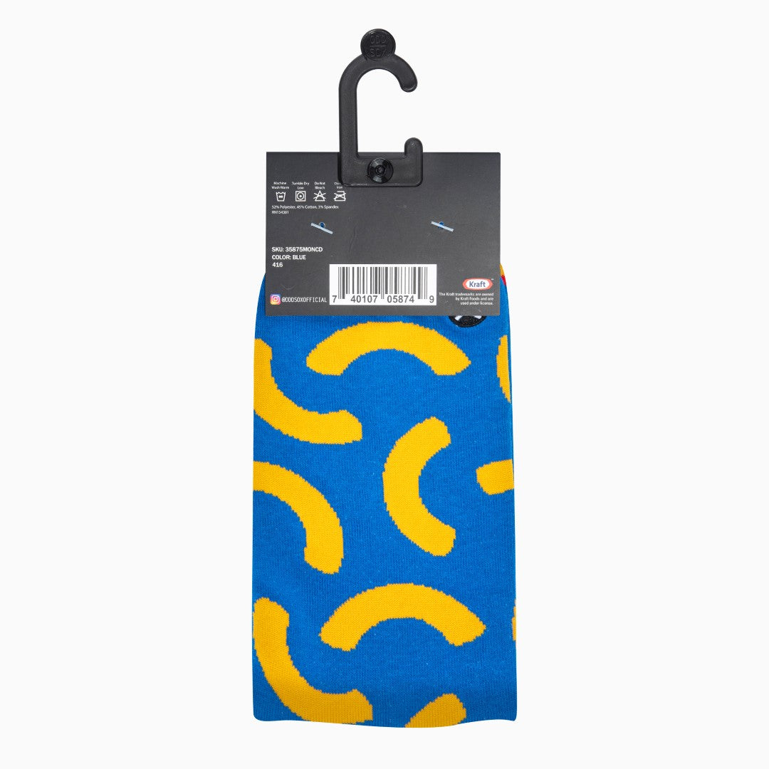 Kraft Mac & Cheese Split Men's Crew Socks