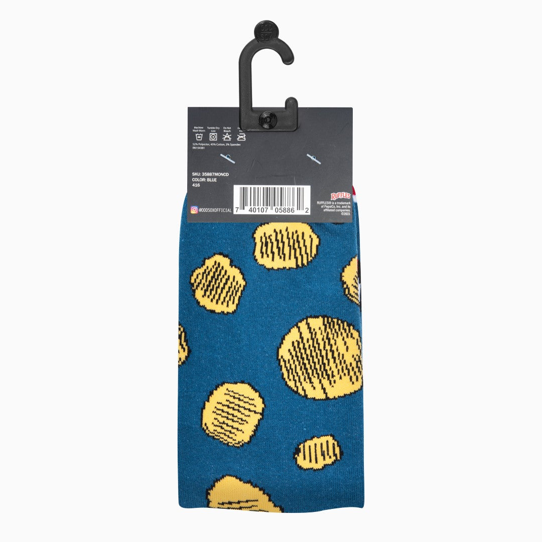 Ruffles Split Men's Crew Socks