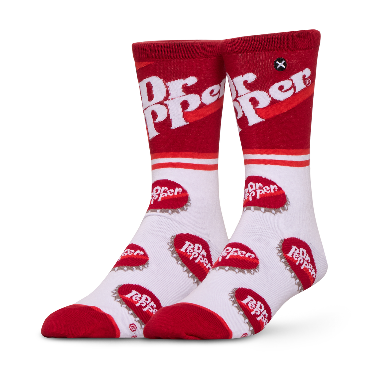 Dr Pepper Half Stripe Men's Crew Socks