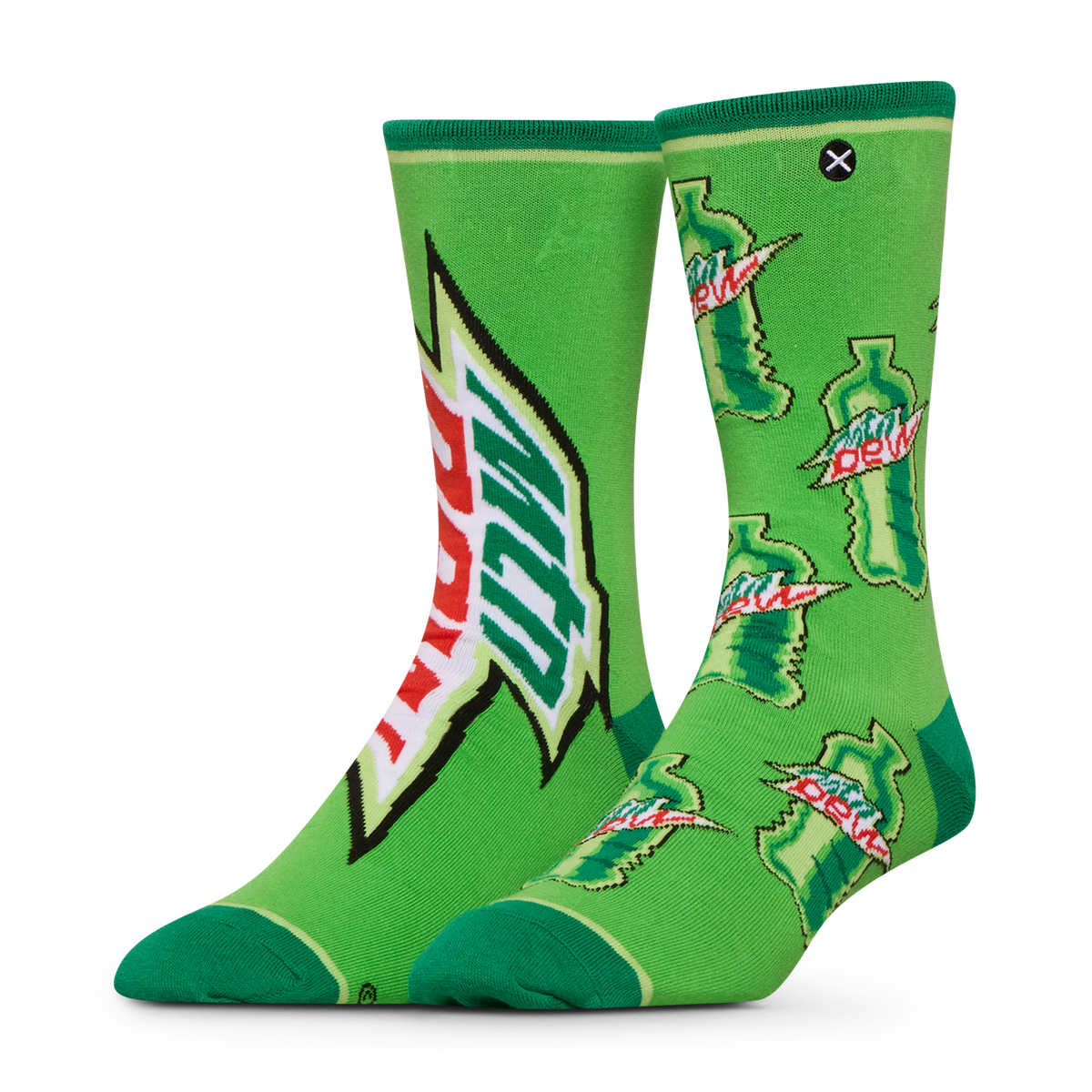 Mountain Dew Split Men's Crew Socks