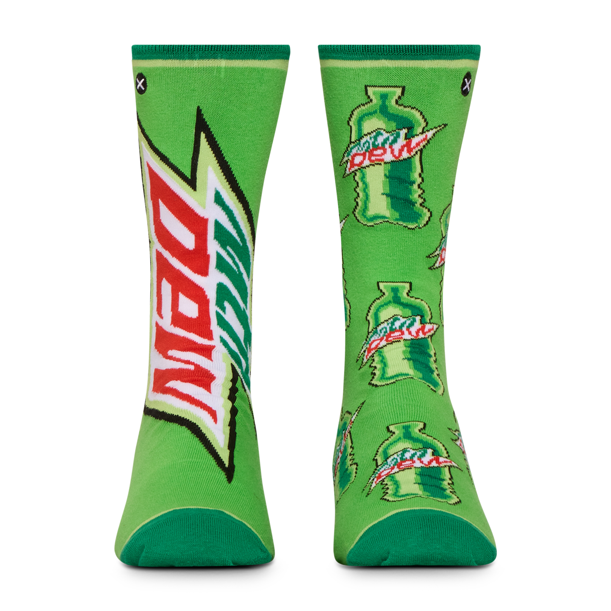 Mountain Dew Split Men's Crew Socks