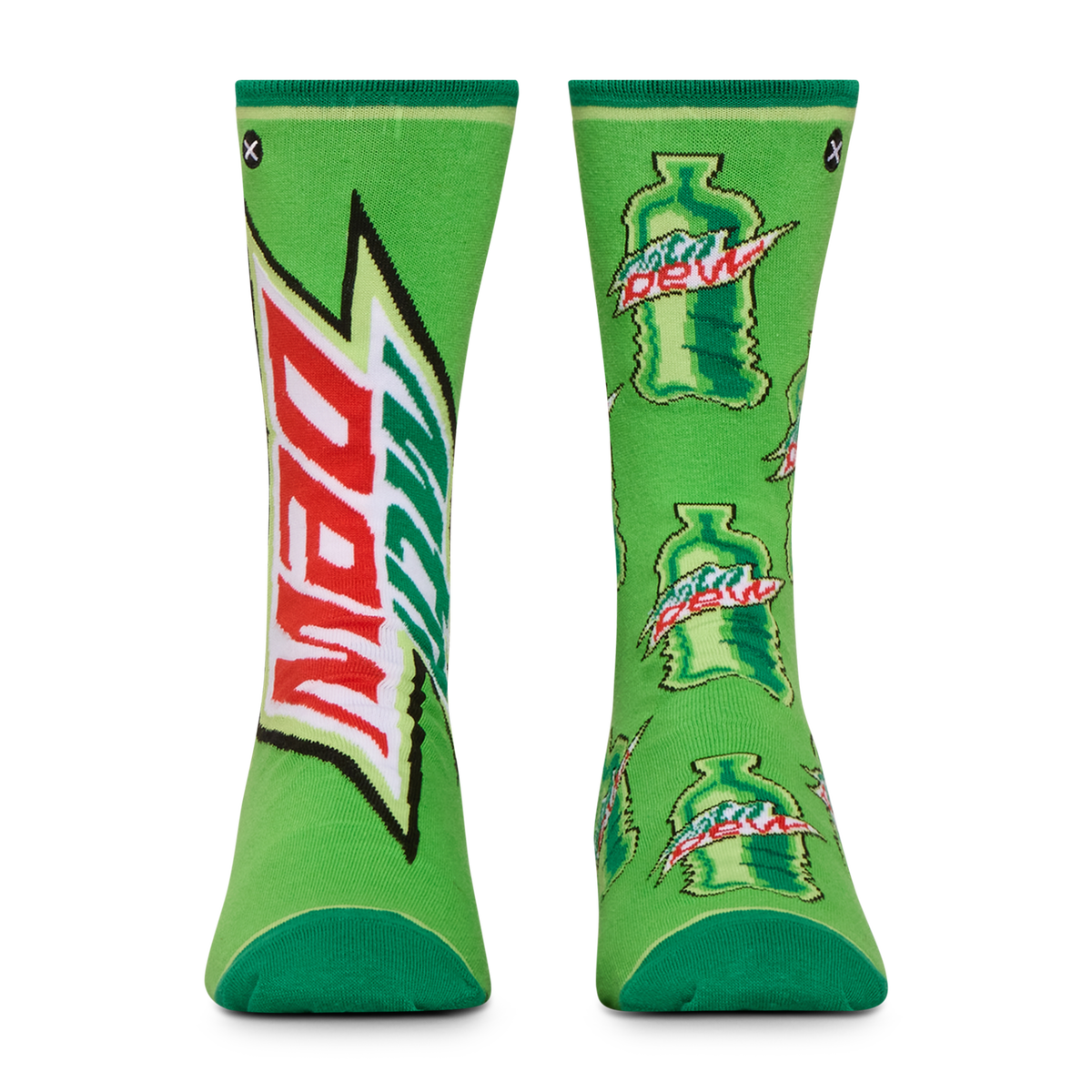 Mountain Dew Split Men's Crew Socks