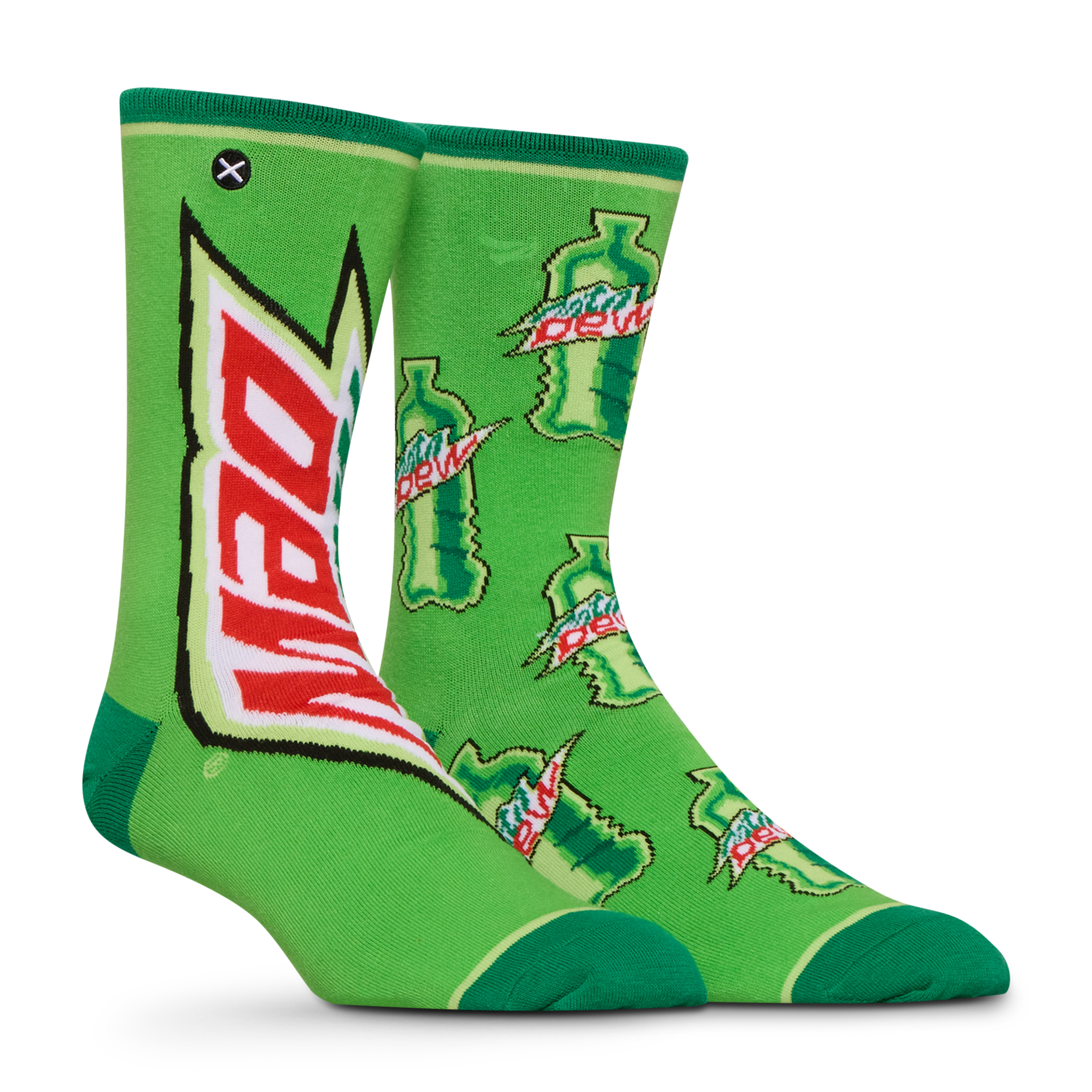 Mountain Dew Split Men's Crew Socks