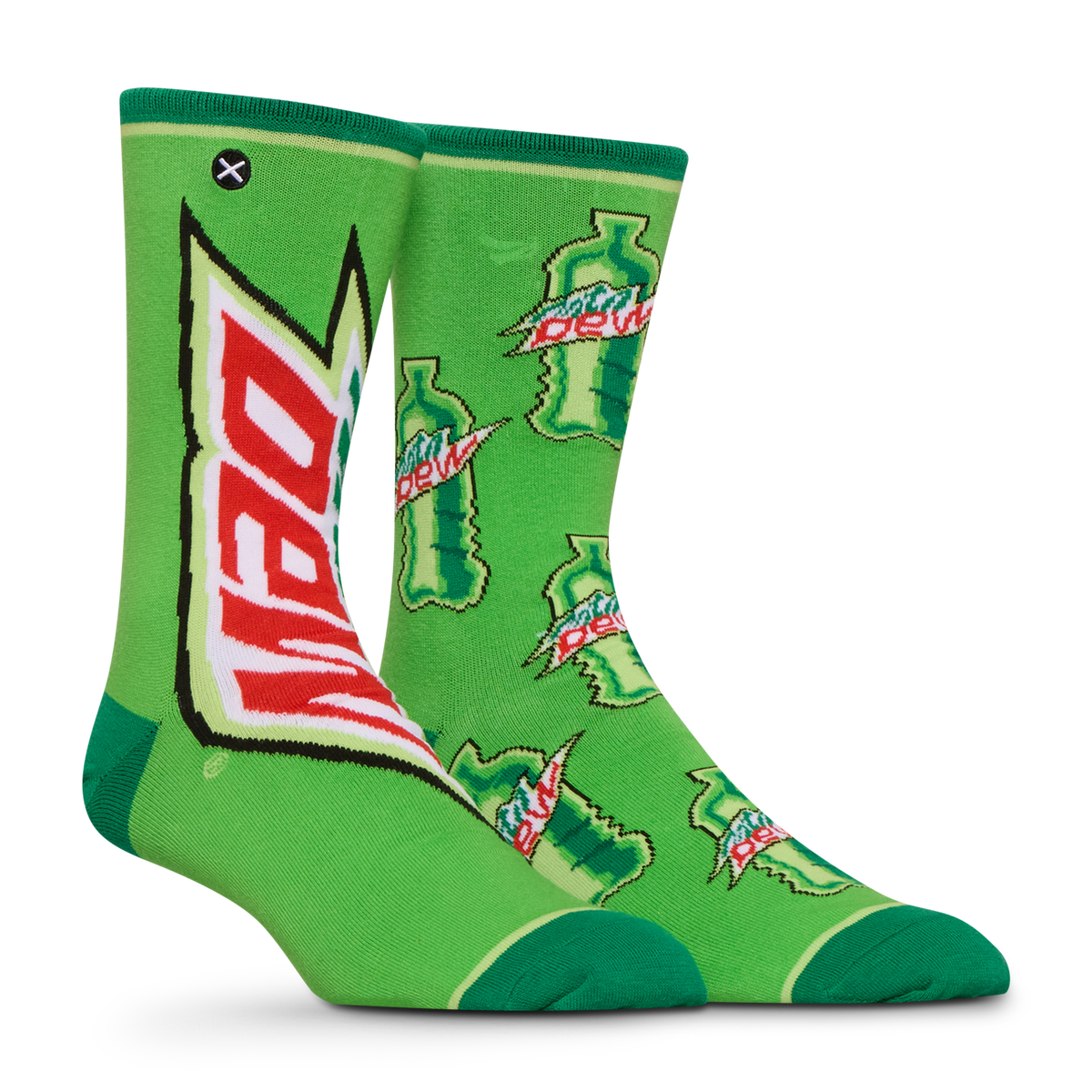 Mountain Dew Split Men's Crew Socks