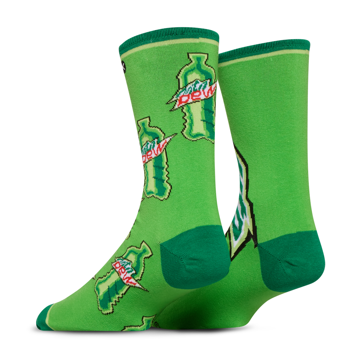 Mountain Dew Split Men's Crew Socks