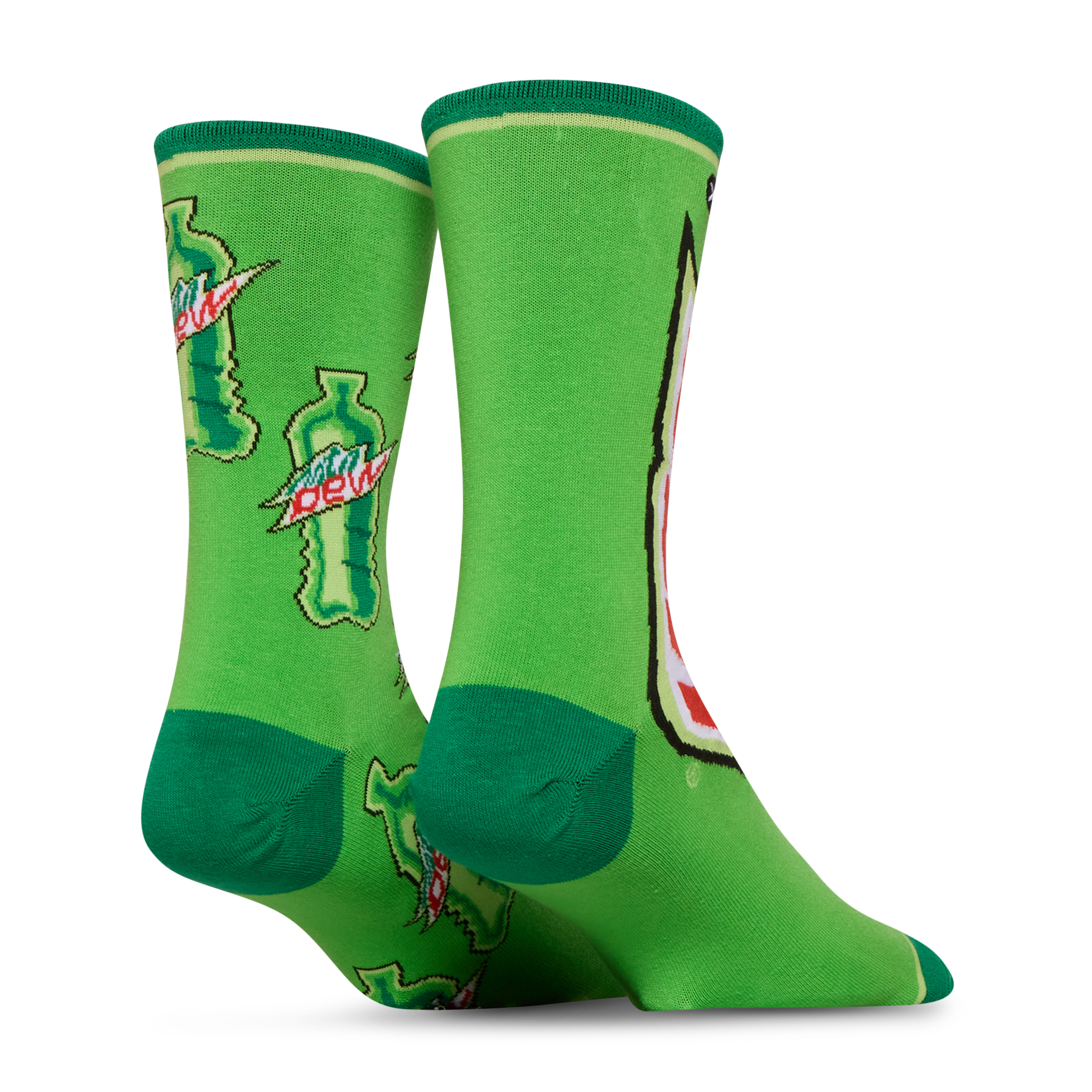 Mountain Dew Split Men's Crew Socks