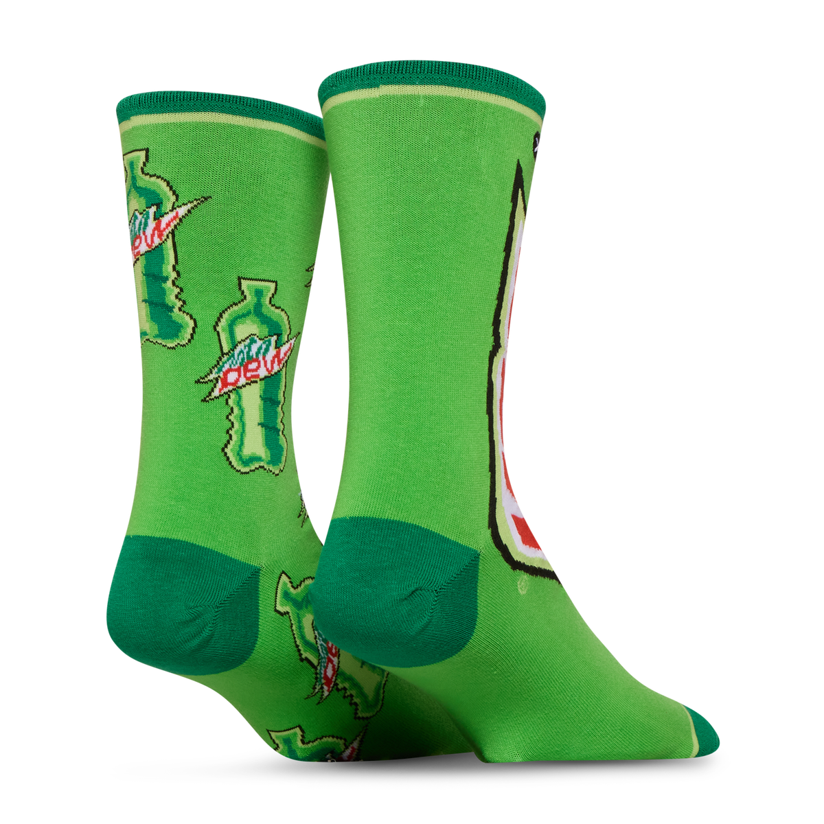 Mountain Dew Split Men's Crew Socks