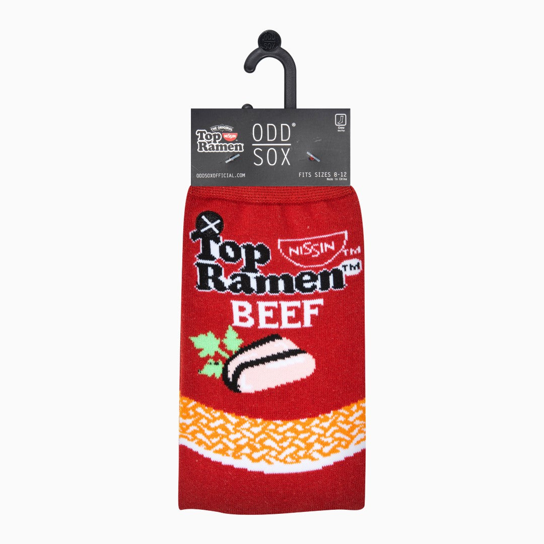 Top Ramen Beef Men's Crew Socks