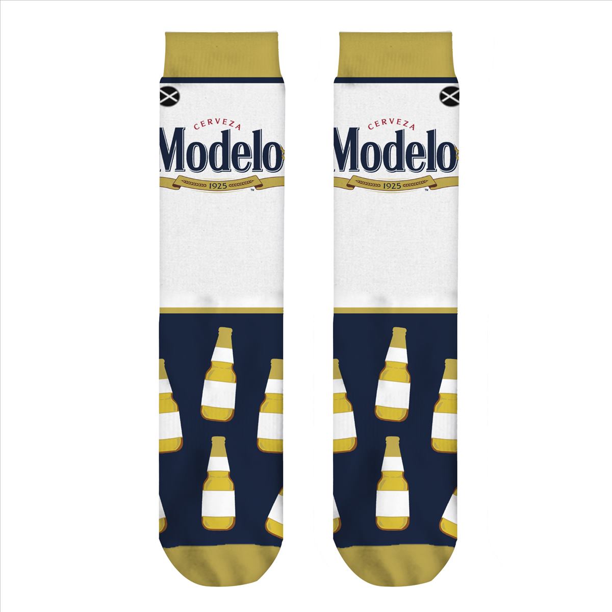 Modelo Bottles Men's Crew Socks