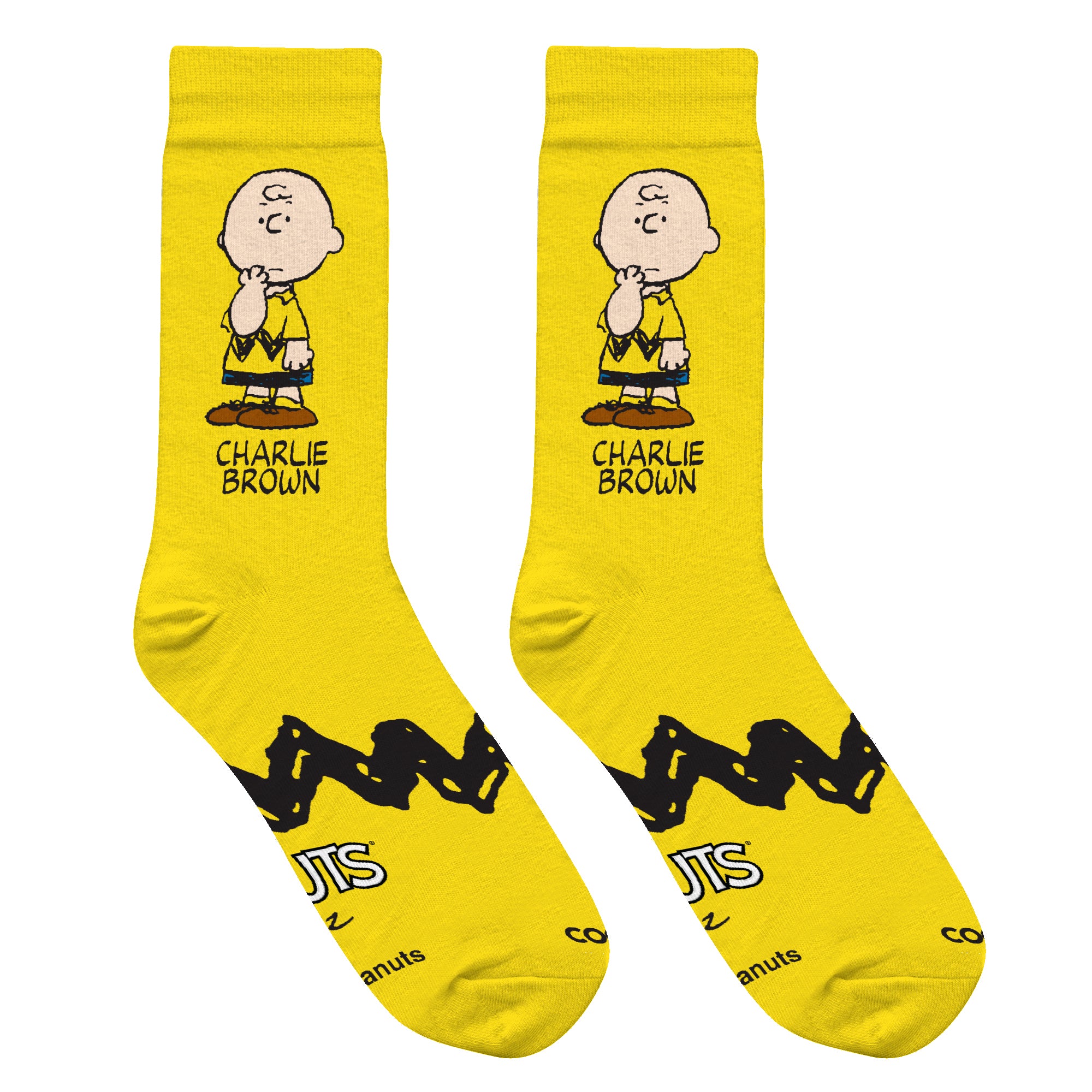 Charlie Brown Men's Crew Socks