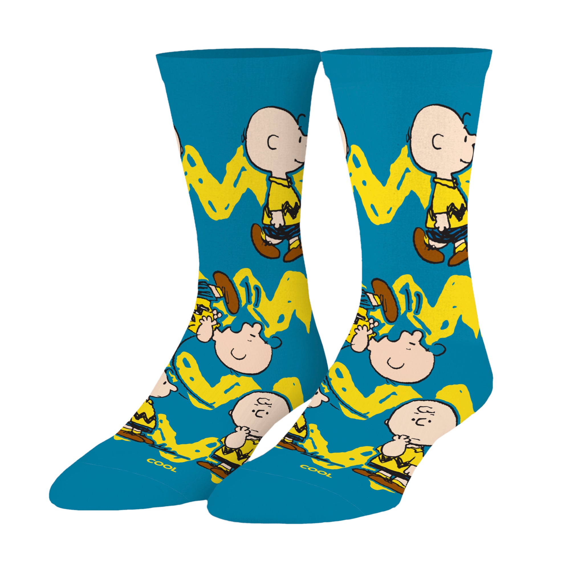 Faces Of Charlie Brown Little Kids Crew Socks