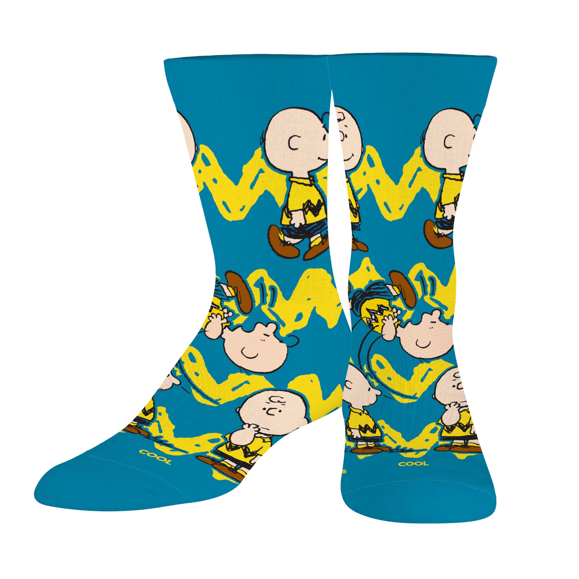 Faces Of Charlie Brown Little Kids Crew Socks