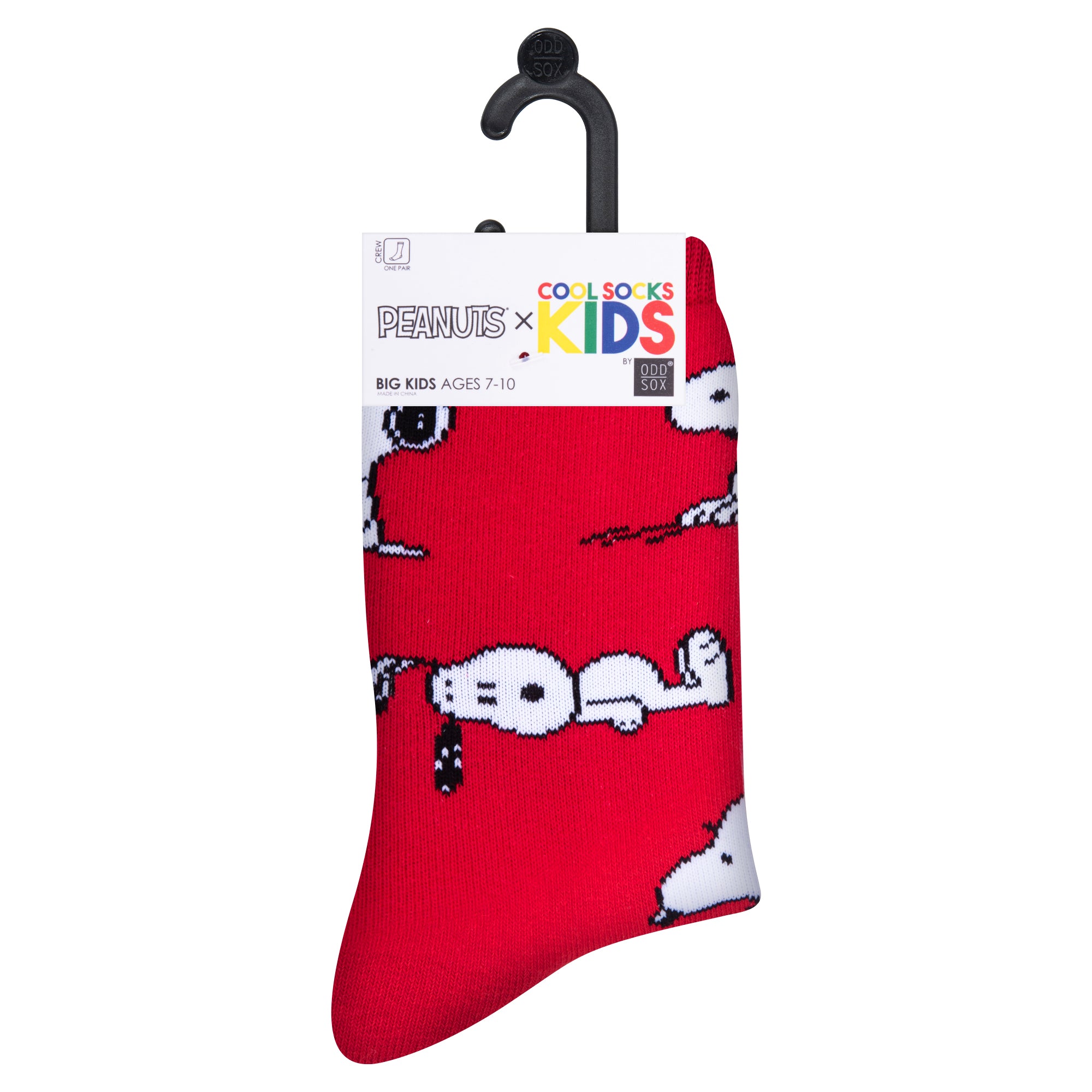 Snoopy Red Kids Crew - ODD SOX