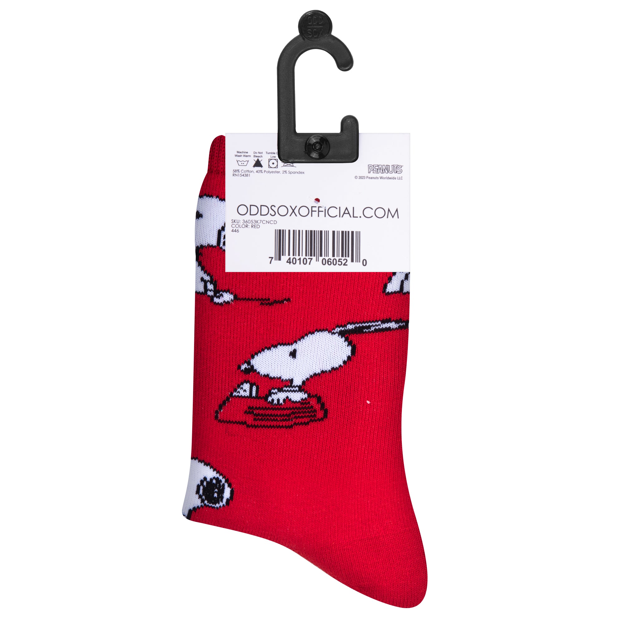 Snoopy Red Kids Crew - ODD SOX