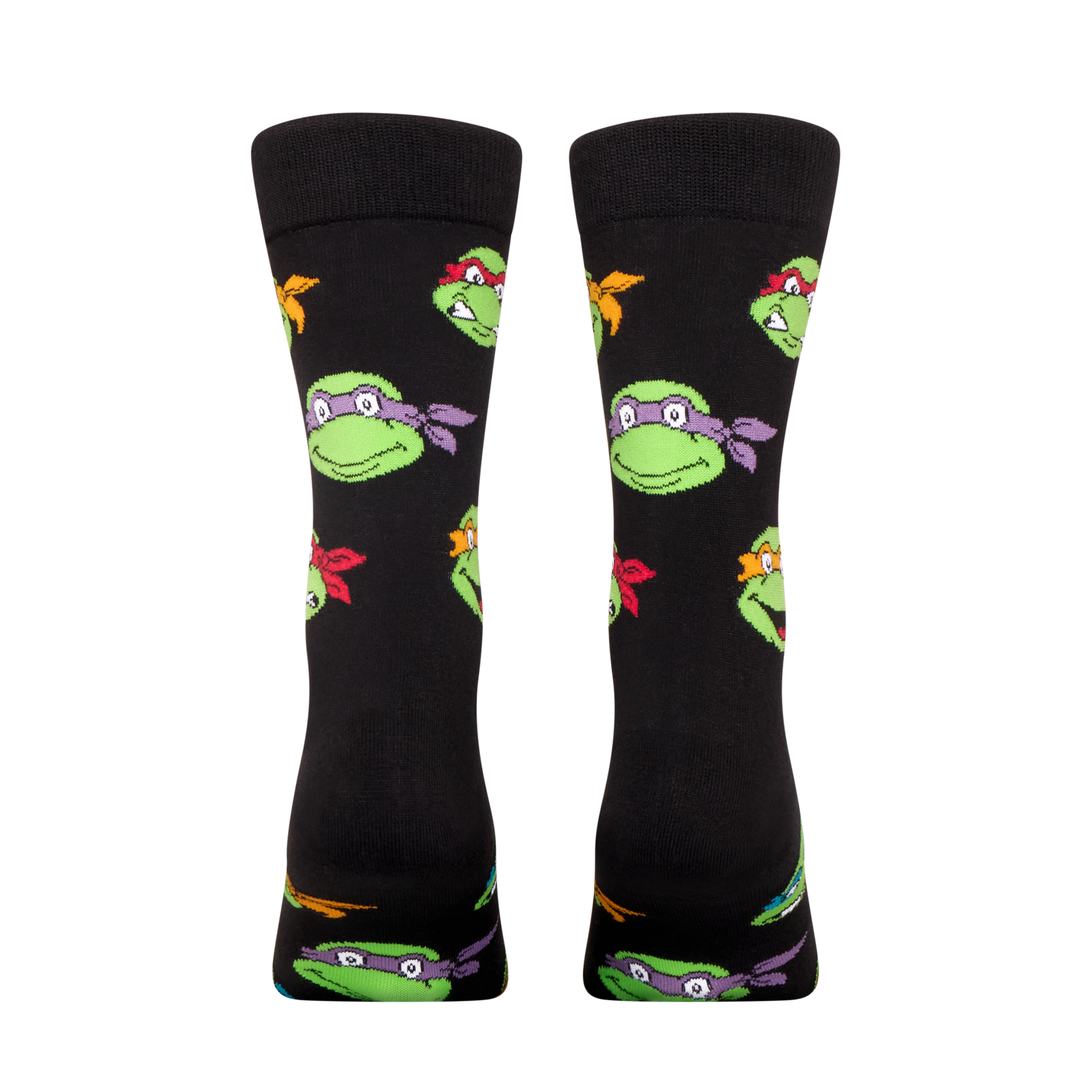 Retro Turtle Heads Men's Crew Socks