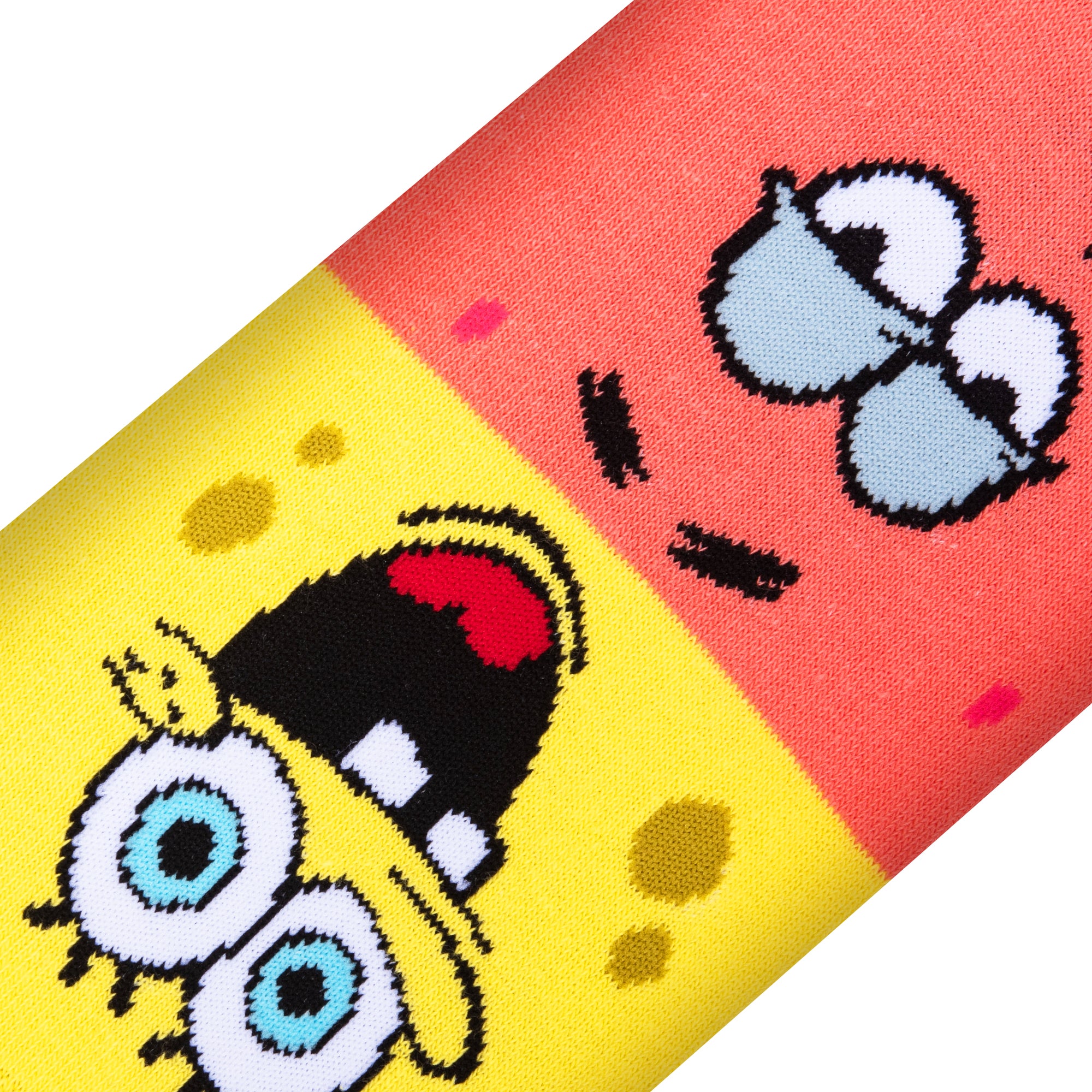 SpongeBob & Patrick Smiley Men's Crew Socks