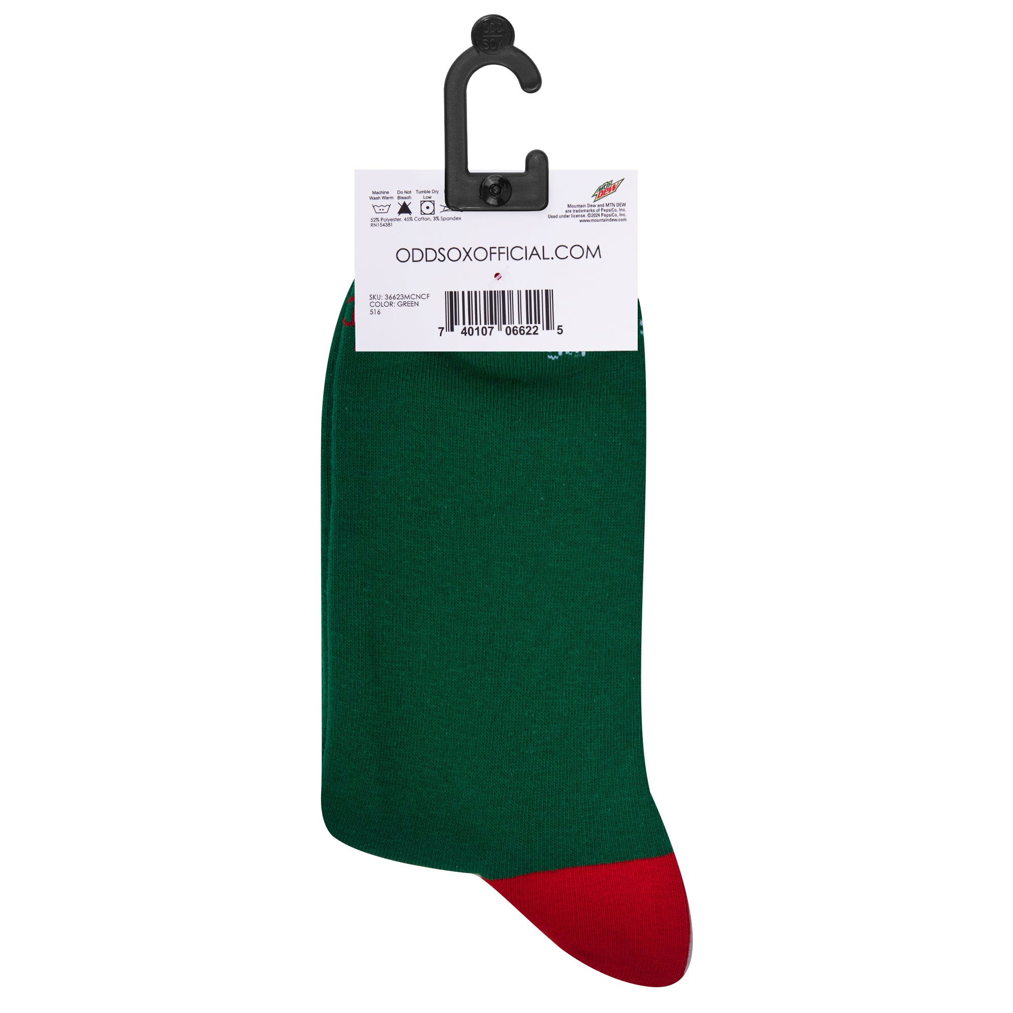 Mountain Dew Retro Men's Crew Socks