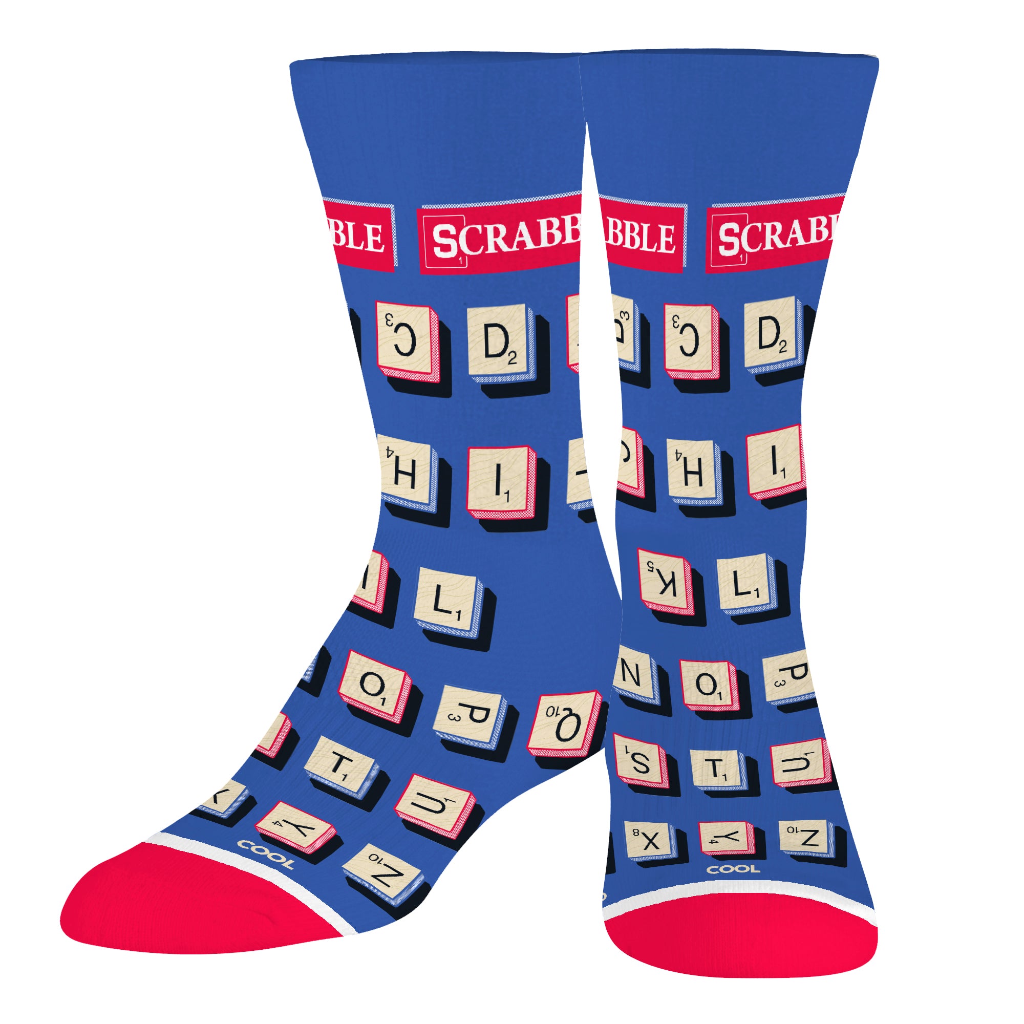 Scrabble Letters Men's Crew Socks
