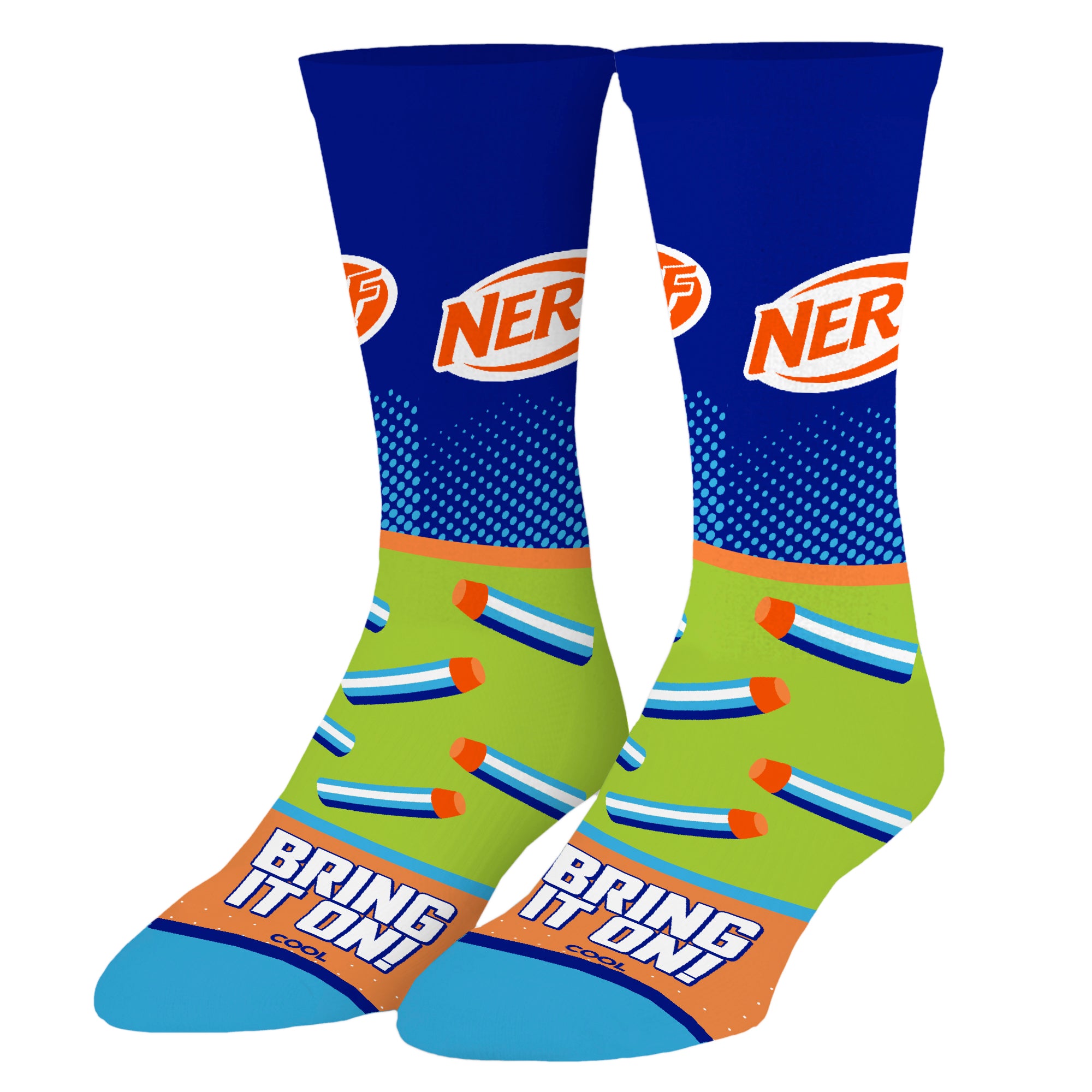 Nerf Colors Men's Crew Socks