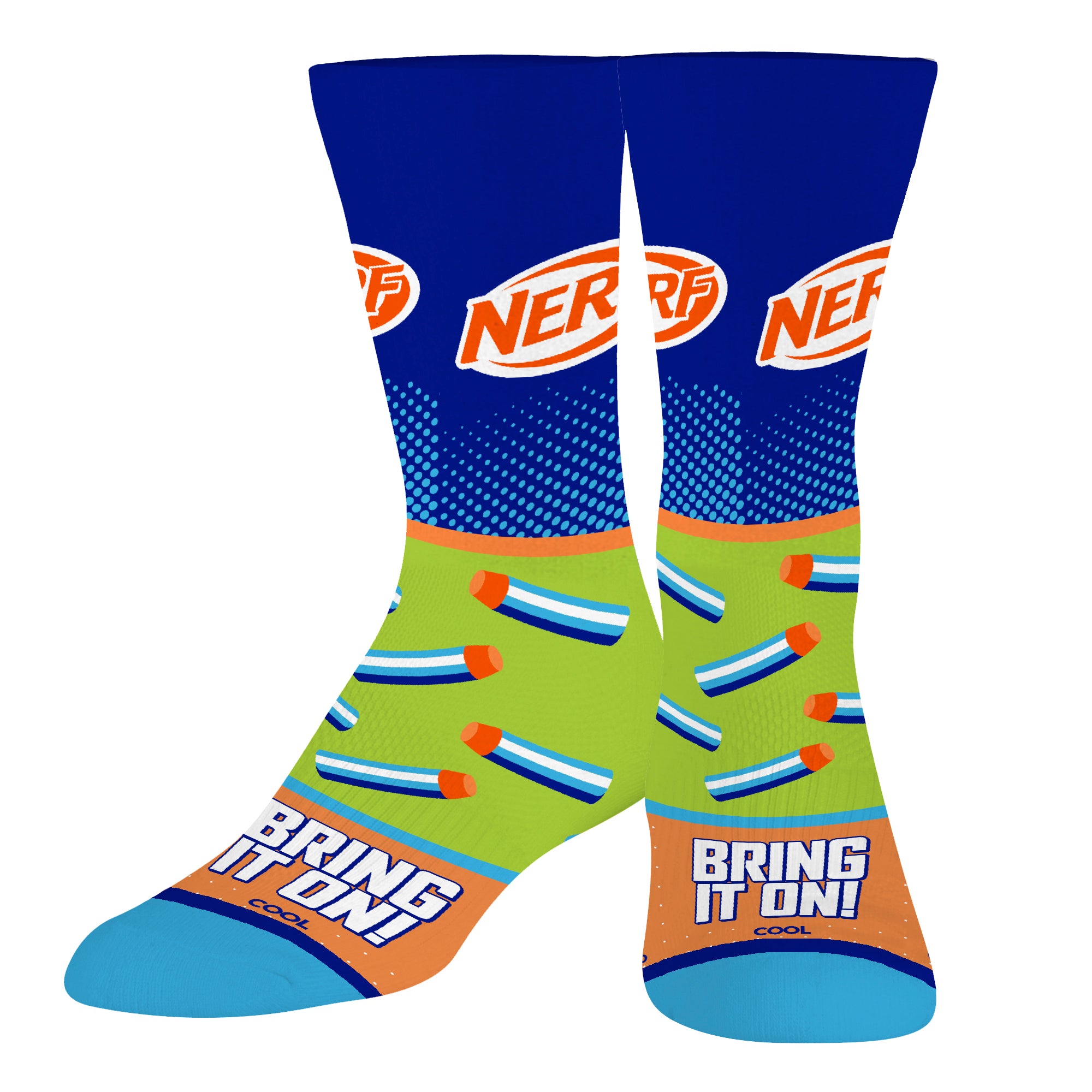 Nerf Colors Men's Crew Socks