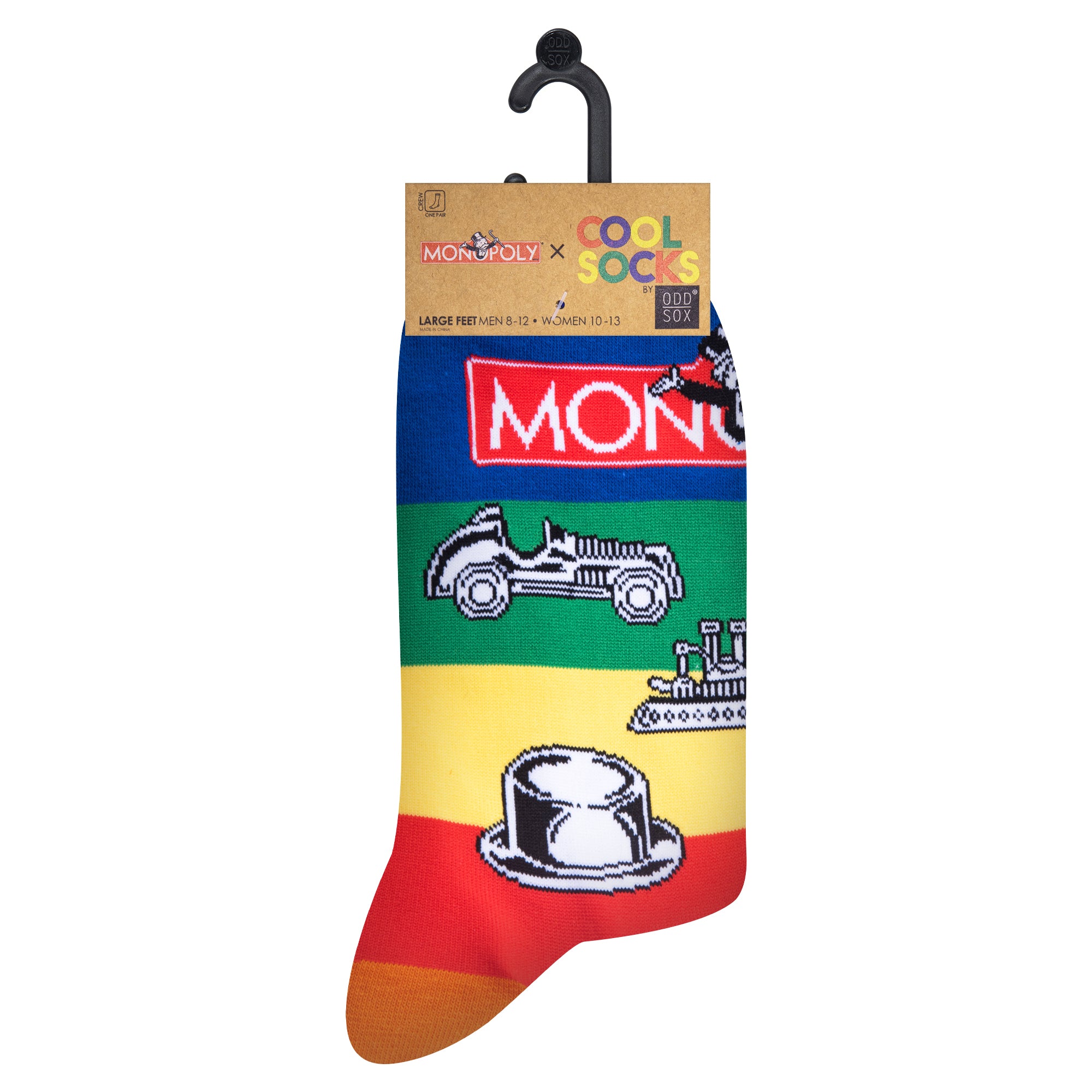 Monopoly Pieces Men's Crew Socks