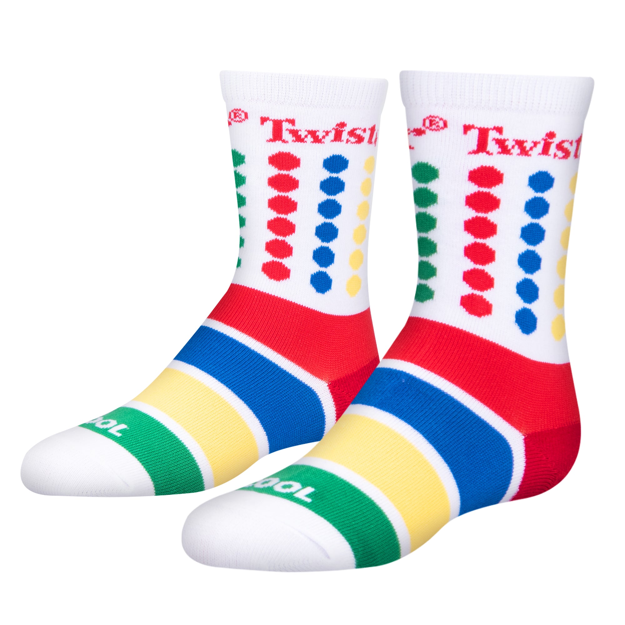 Twister Colors Little Kids Crew Socks