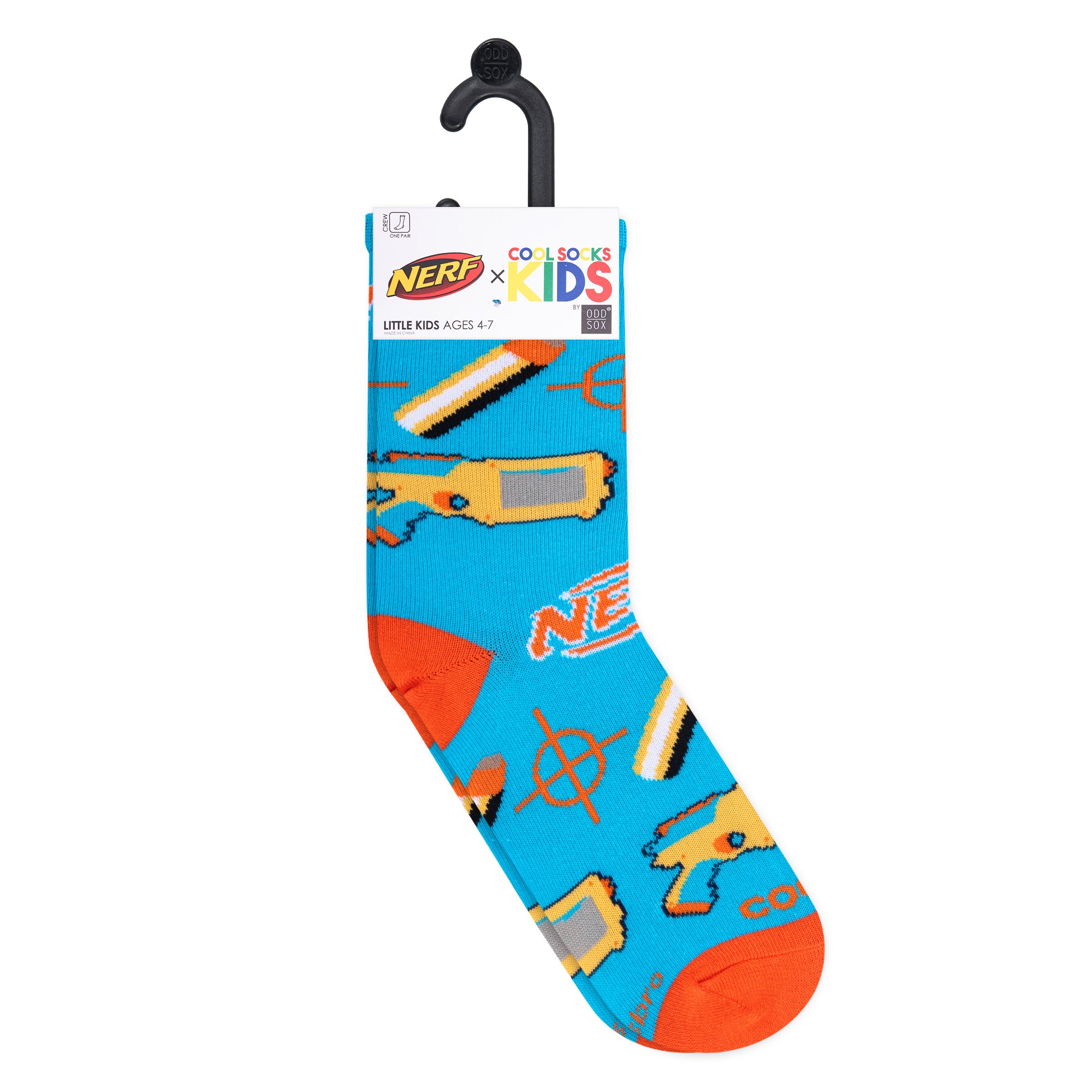 Nerf Blasters Little Kids Crew Socks