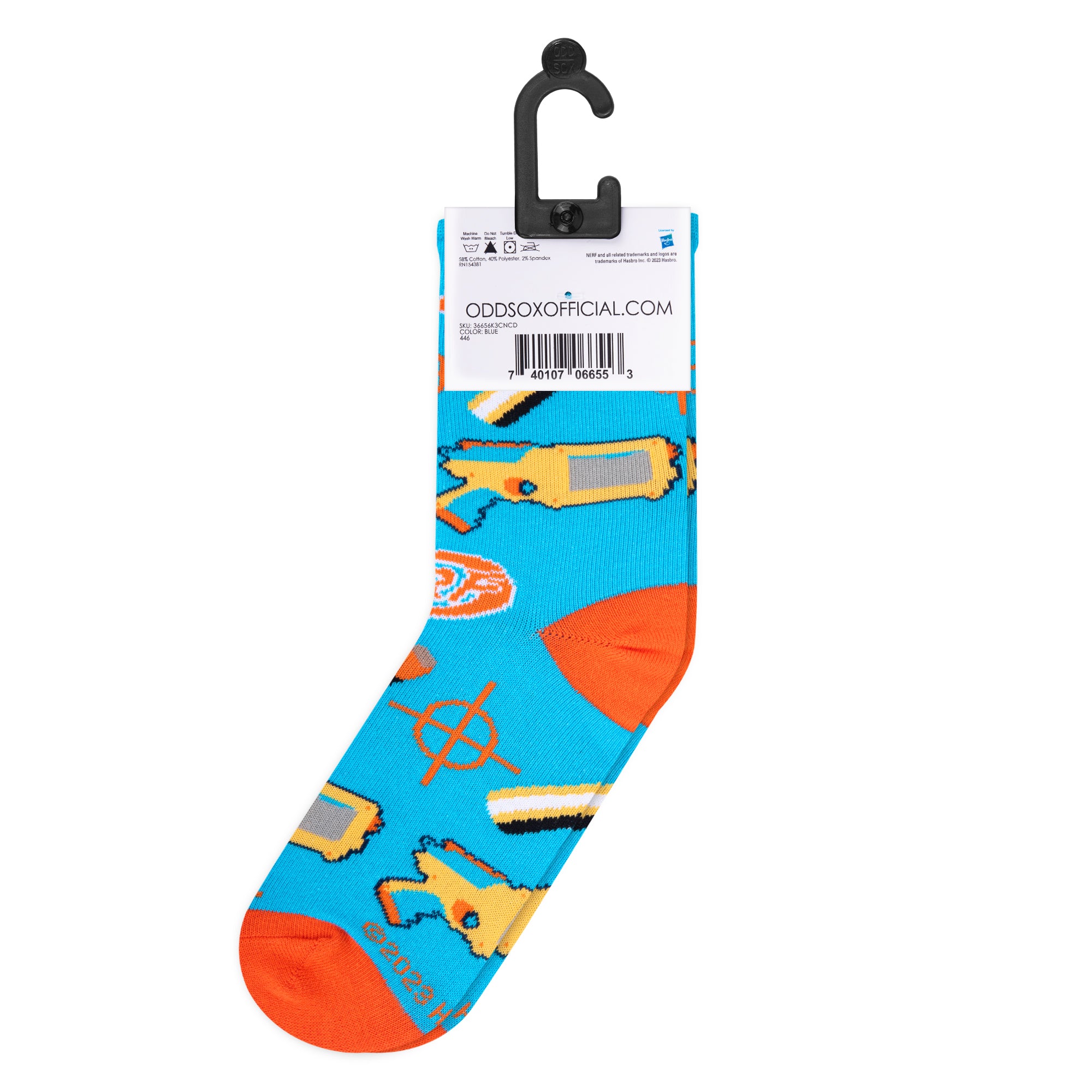 Nerf Blasters Little Kids Crew Socks