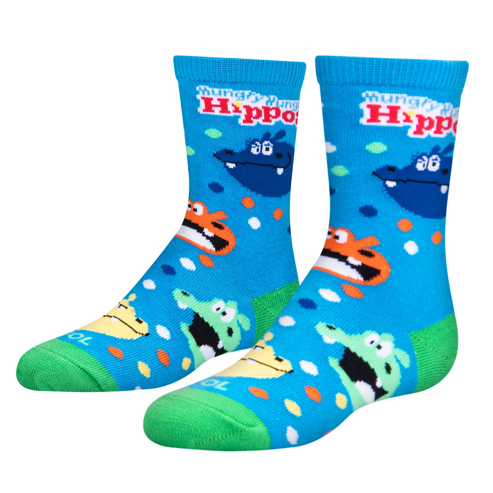 Hungry Hungry Hippos Little Kids Crew Socks