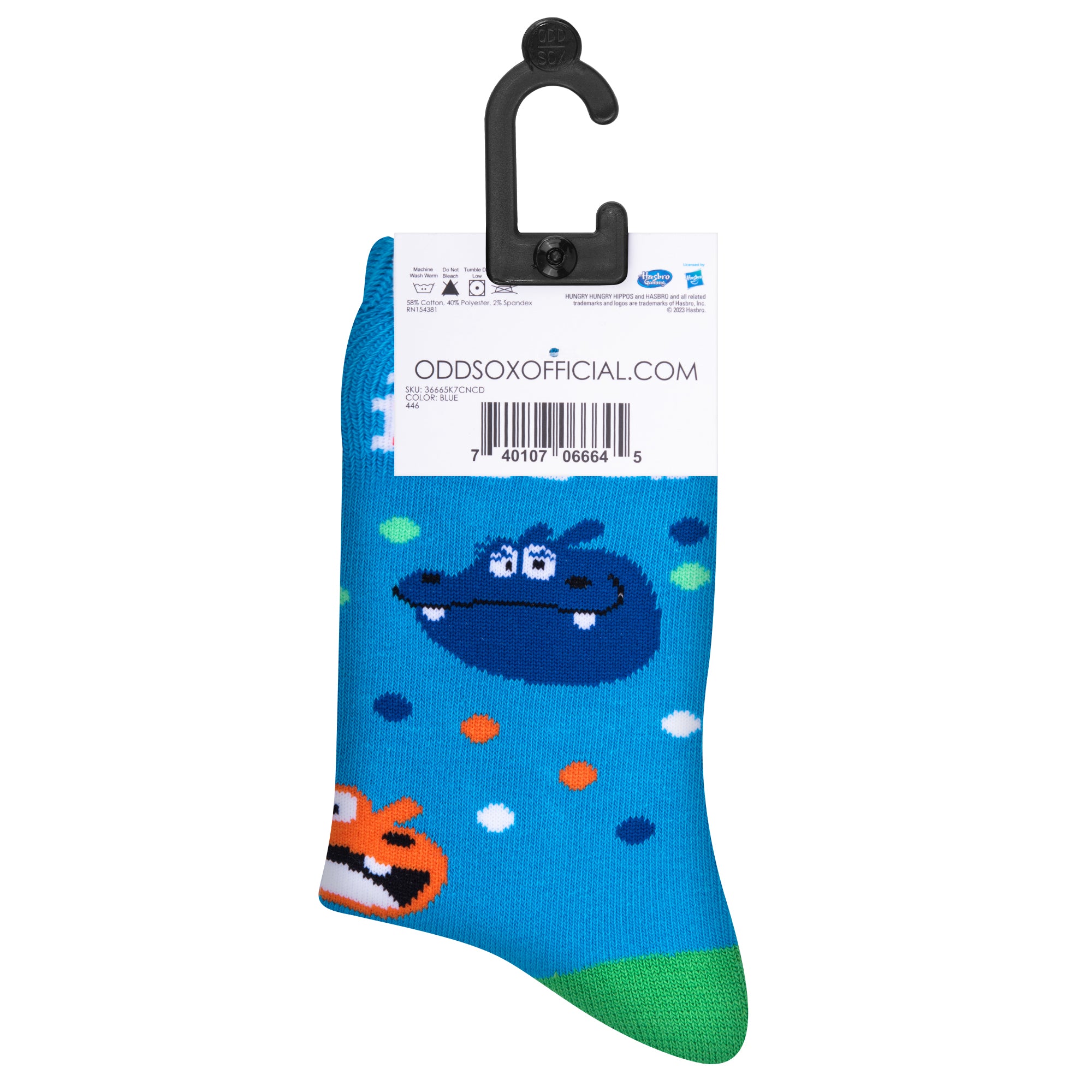 Hungry Hungry Hippos Kids Crew - ODD SOX