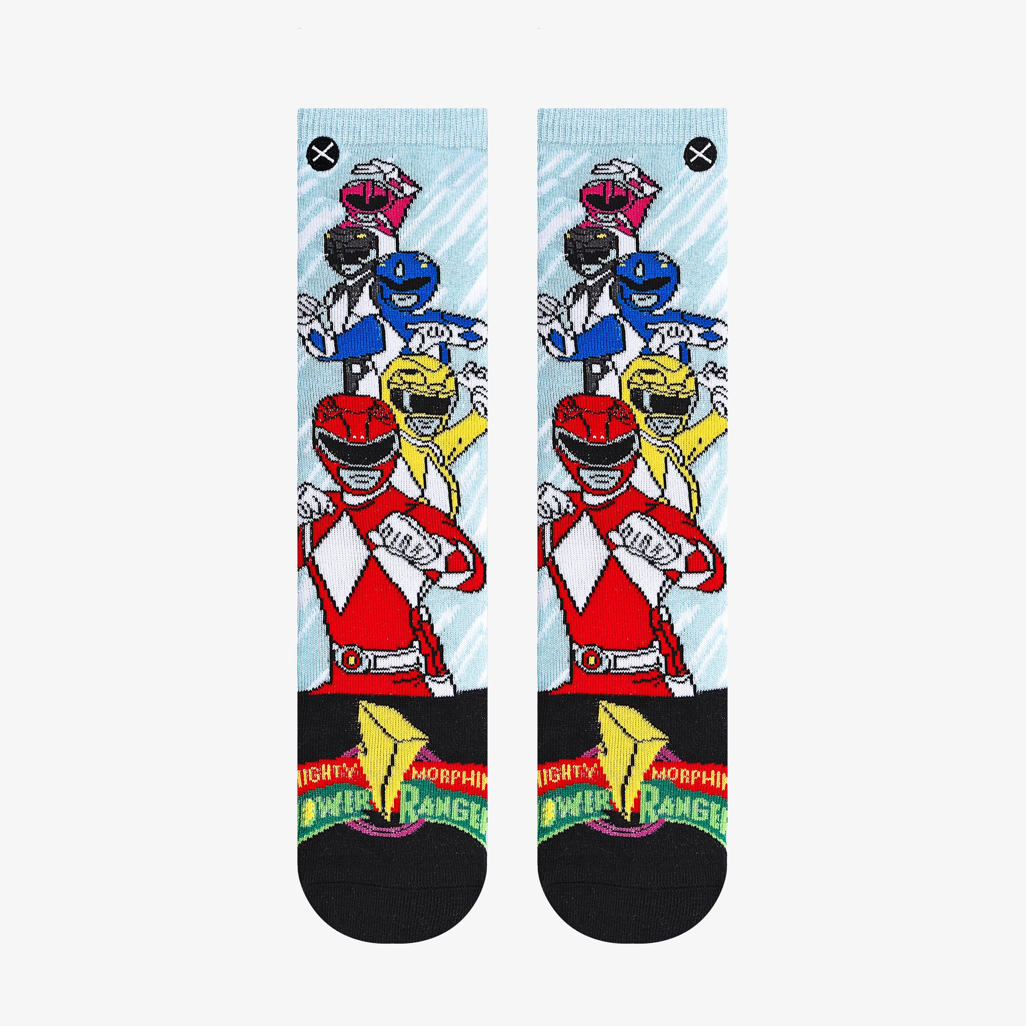 Power Rangers Assembled Big Kids Crew Socks