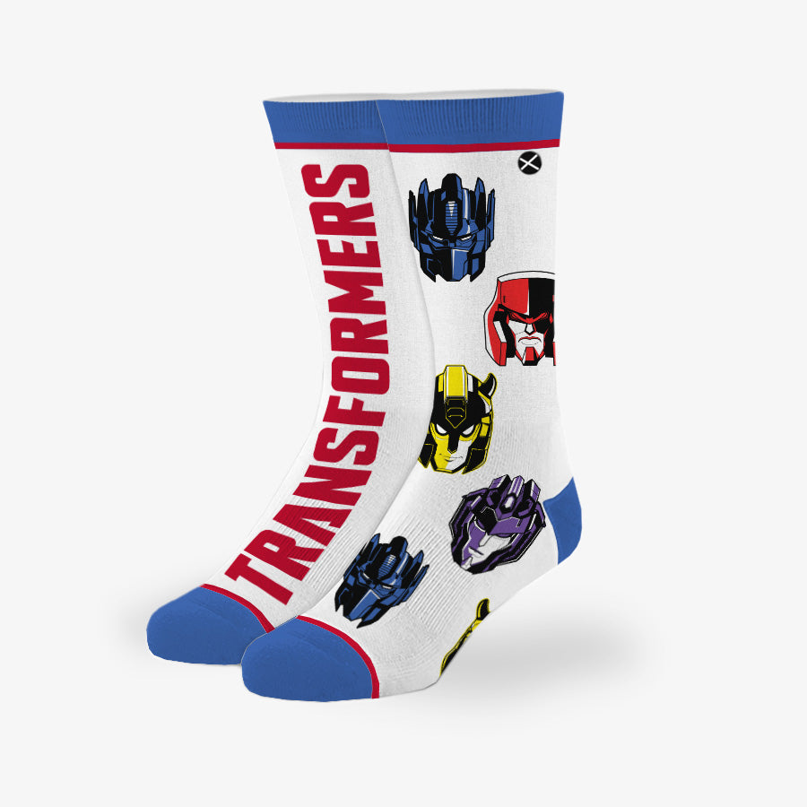 Transformers Split Big Kids Crew Socks