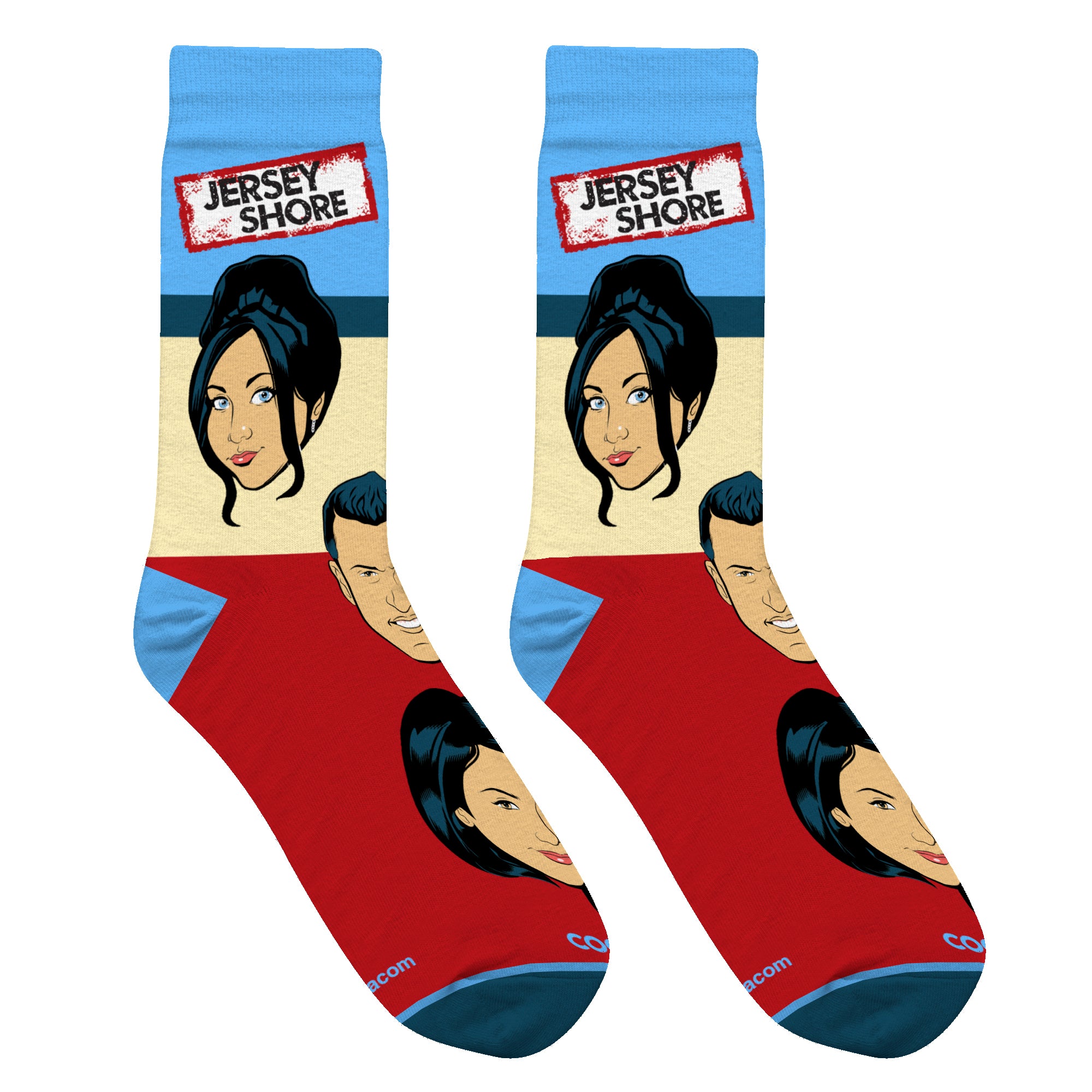 Jersey Shore Gang Men's Crew Socks