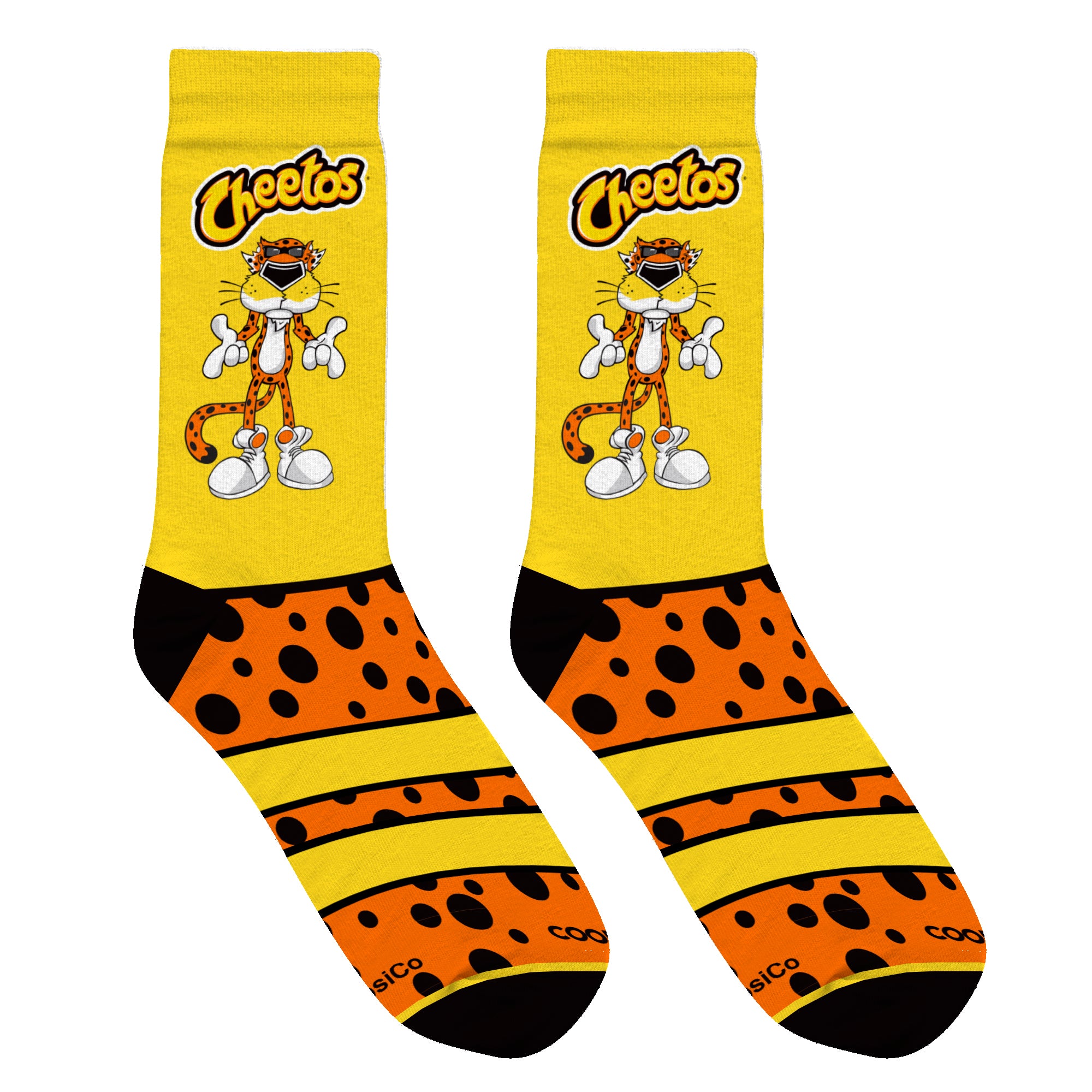 Chester Cheetah Men's Crew Socks