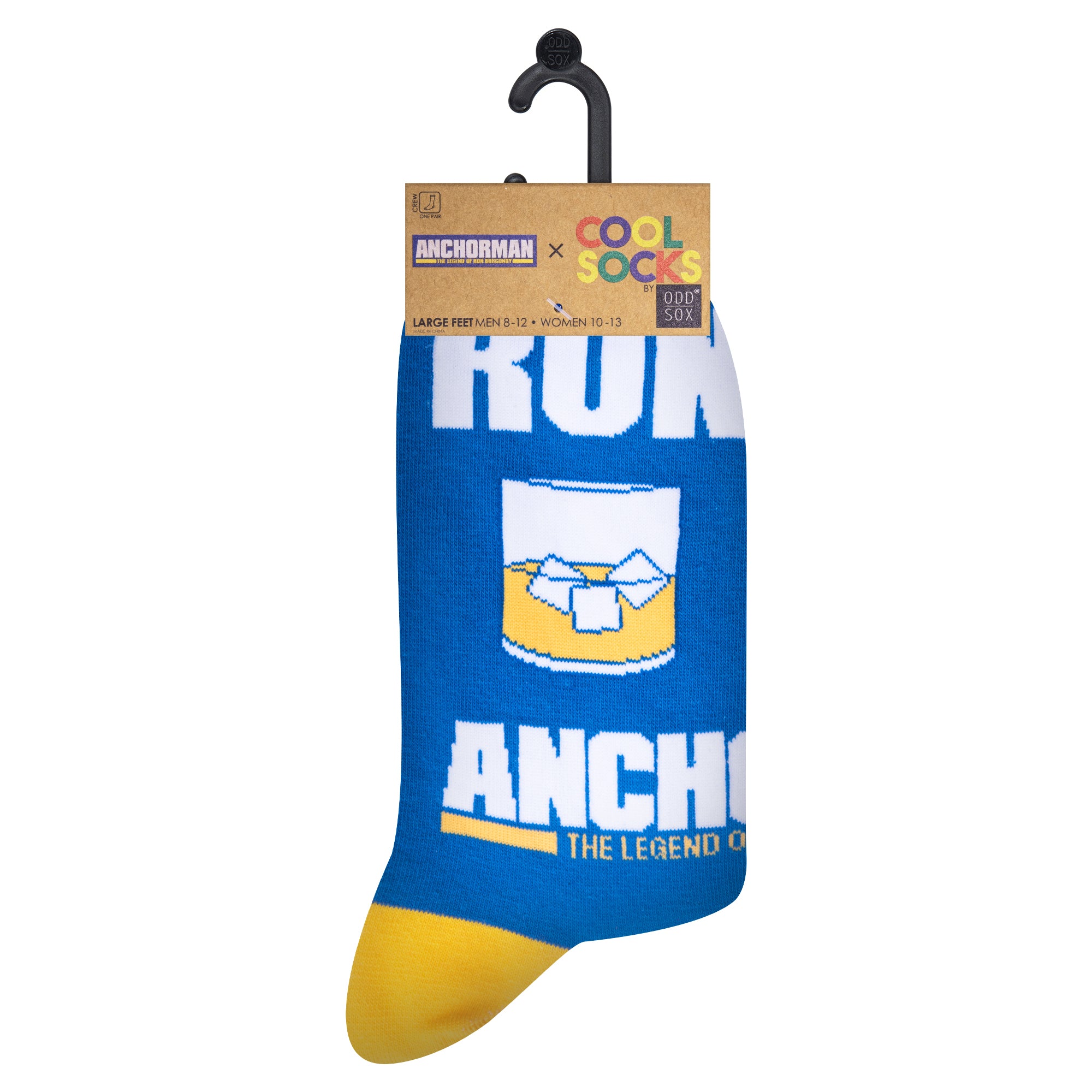 Ron Burgundy Men's Crew Socks