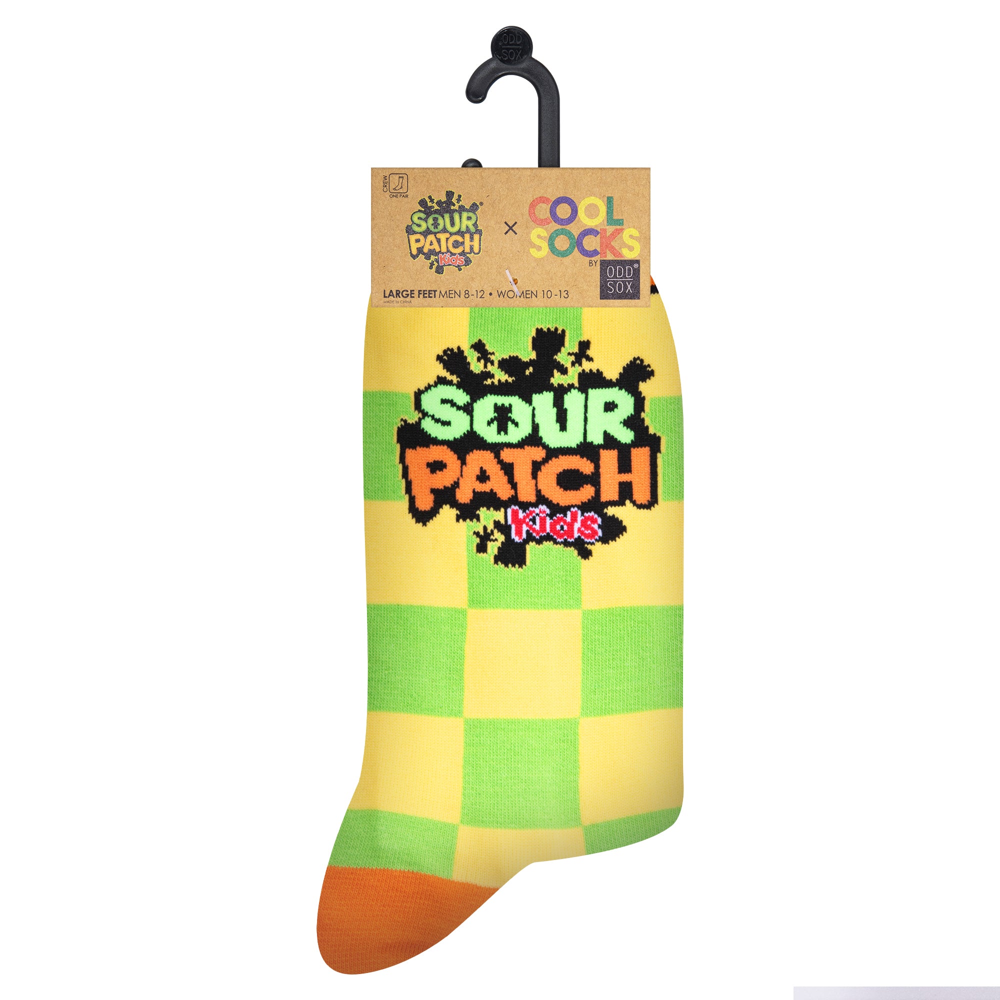 Sour Patch Kids Checkers Men's Crew Socks