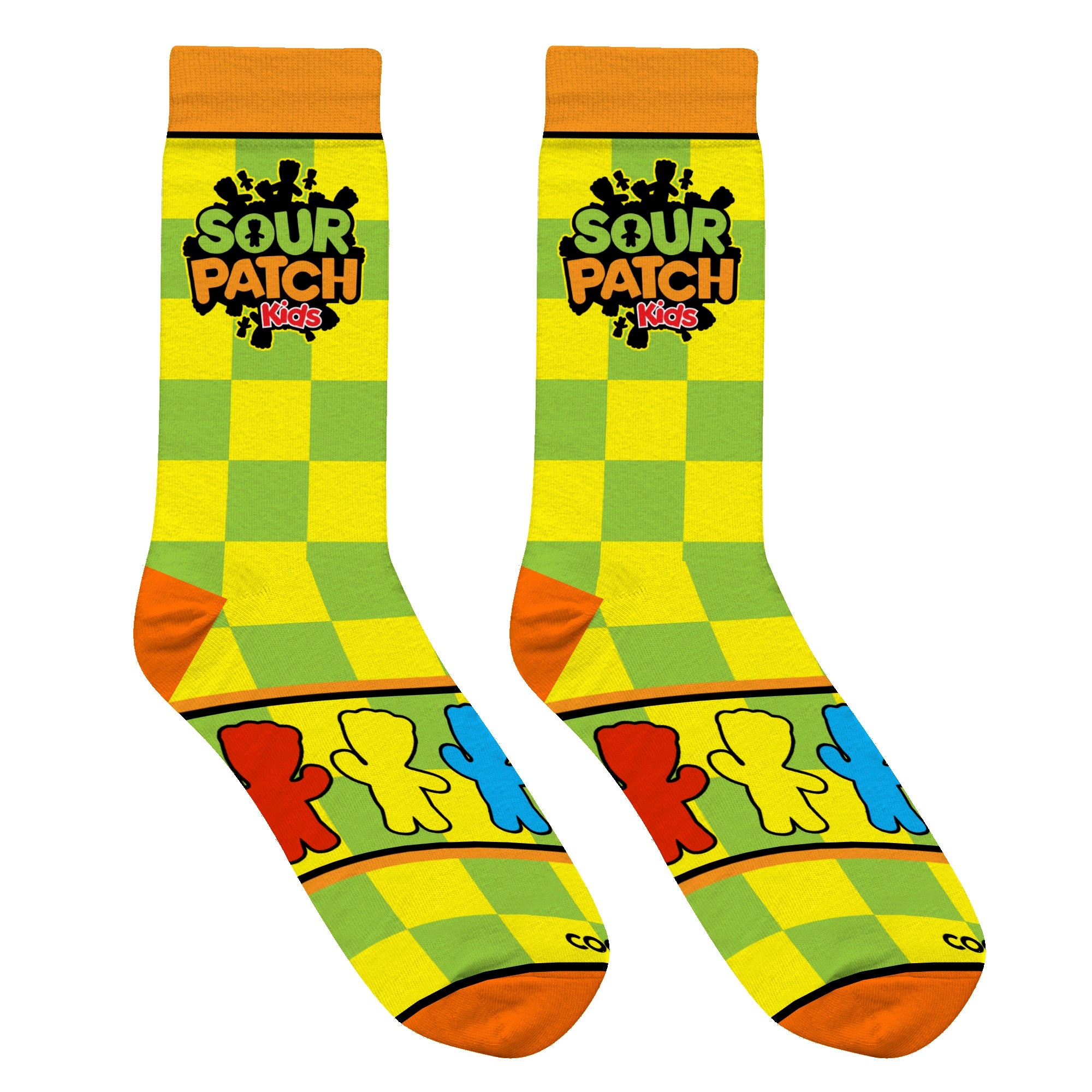 Sour Patch Kids Checkers Men's Crew Socks