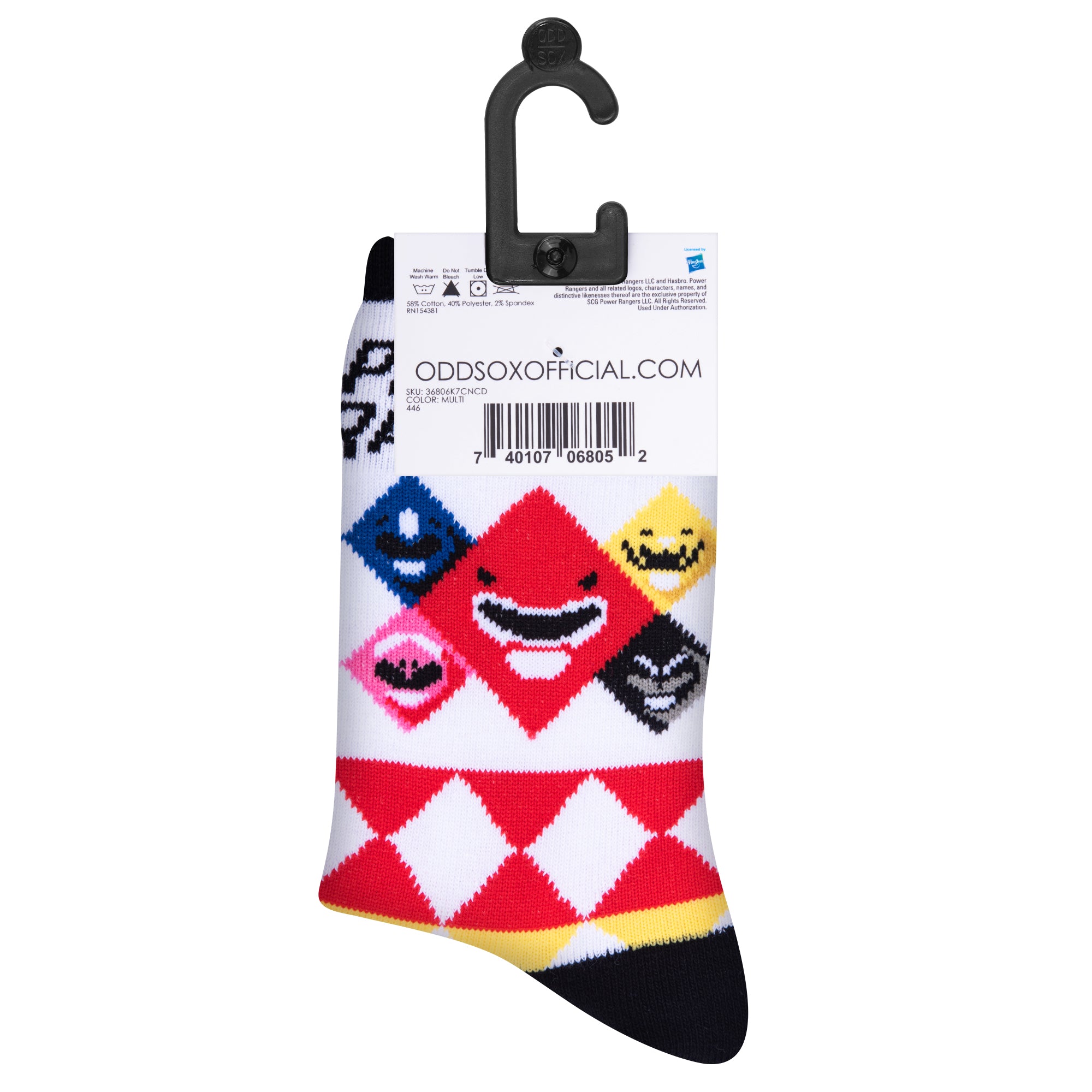 Power Rangers Team Kids Crew Socks