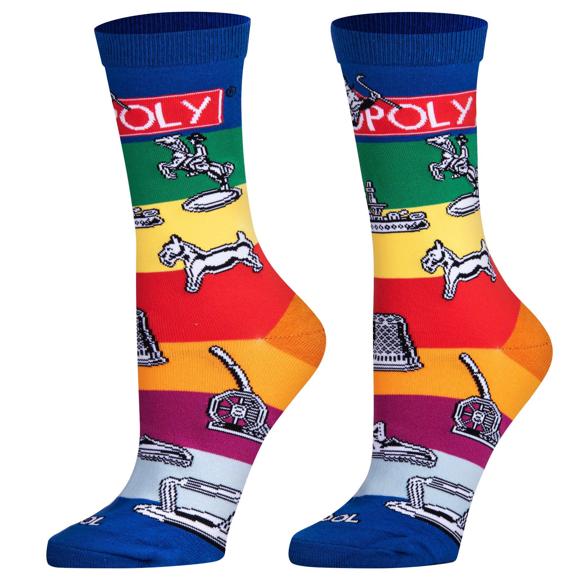 Monopoly Pieces Women's Crew Socks