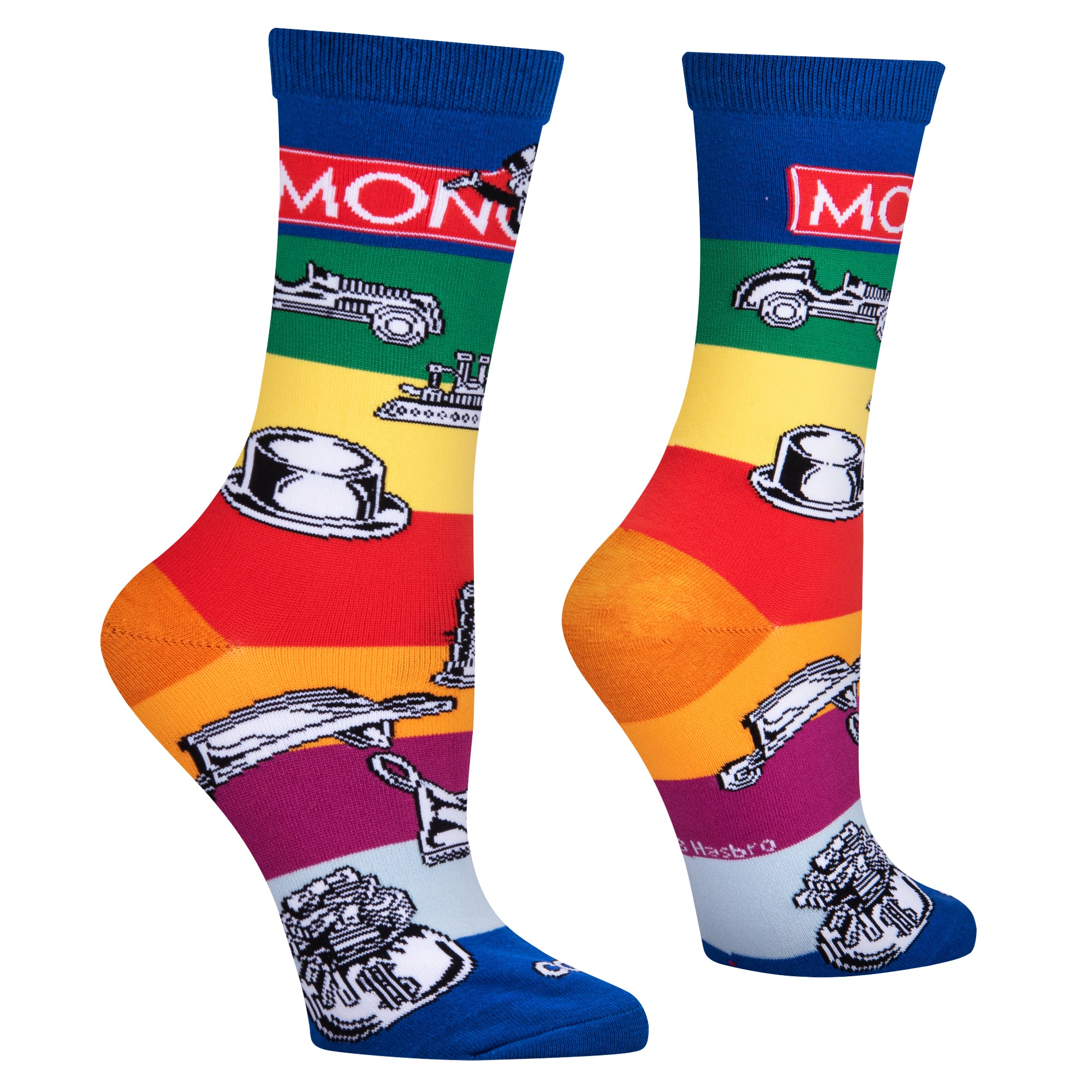 Monopoly Pieces Women's Crew Socks