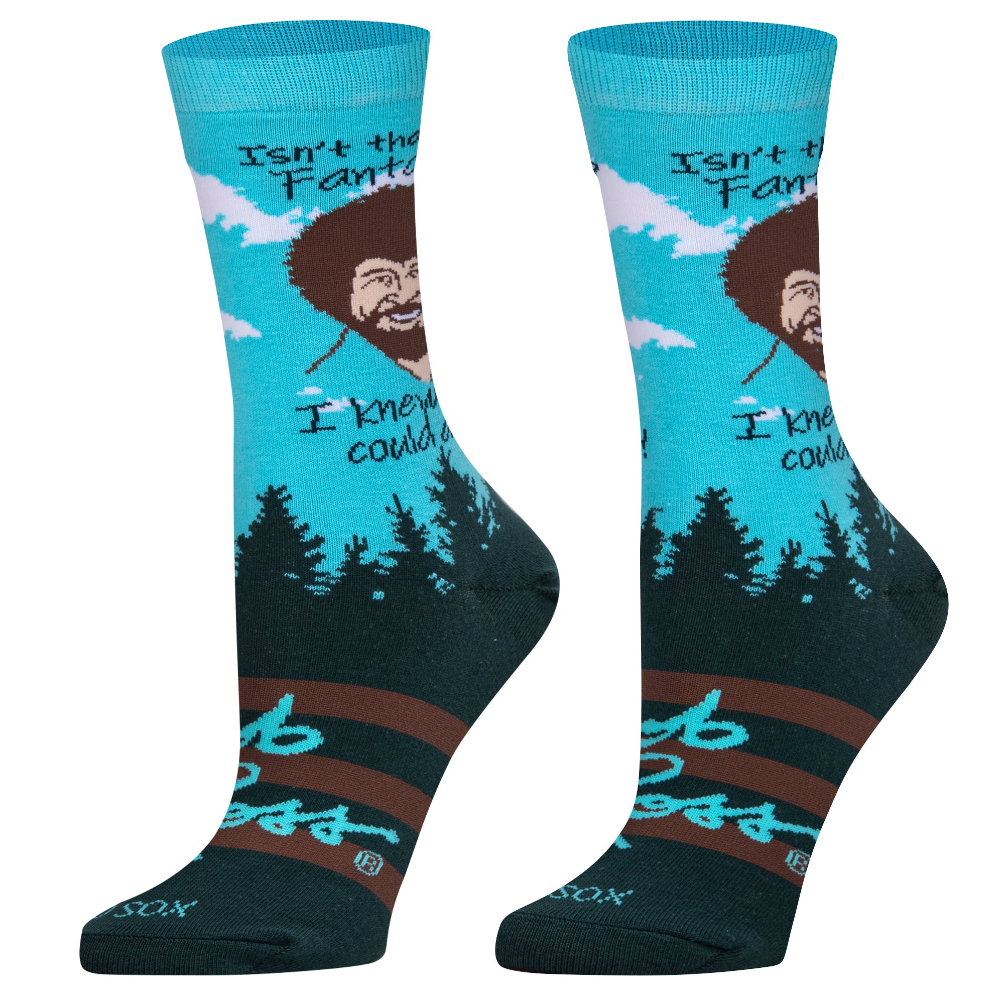 Bob Ross You Can Do It Women's Crew Socks