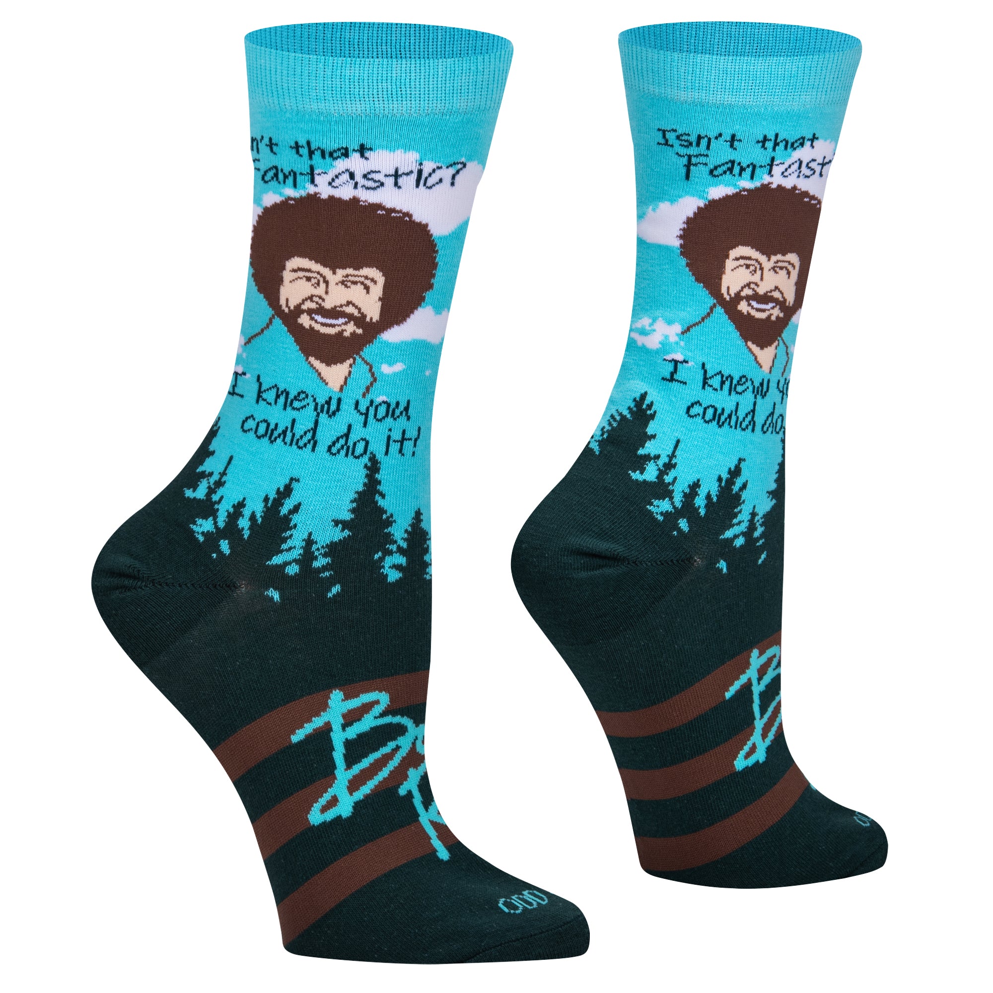 Bob Ross You Can Do It Women's Crew Socks