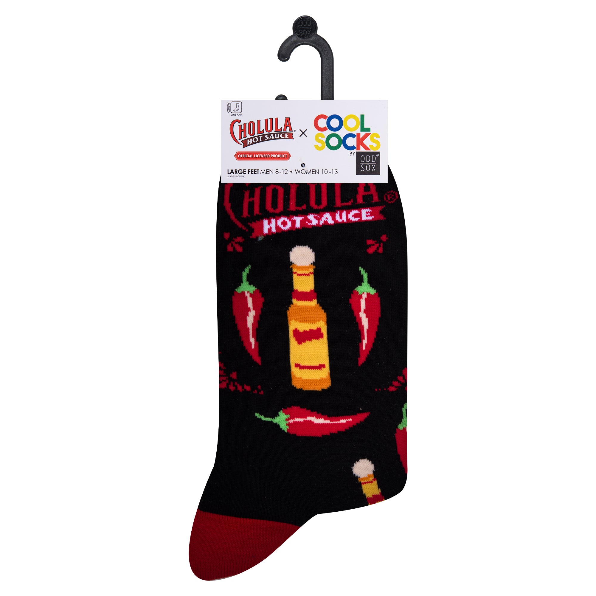Cholula Too Spicy Men's Crew Socks