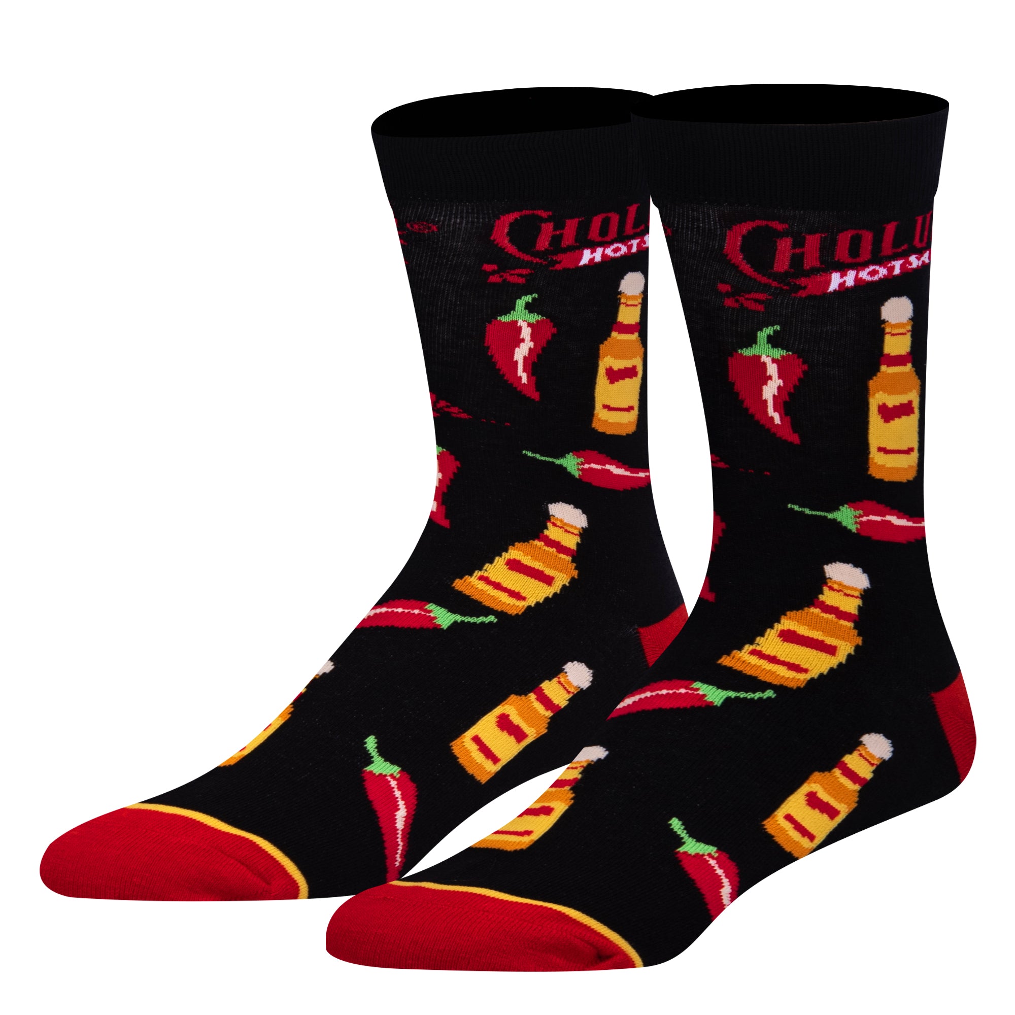 Cholula Too Spicy Men's Crew Socks
