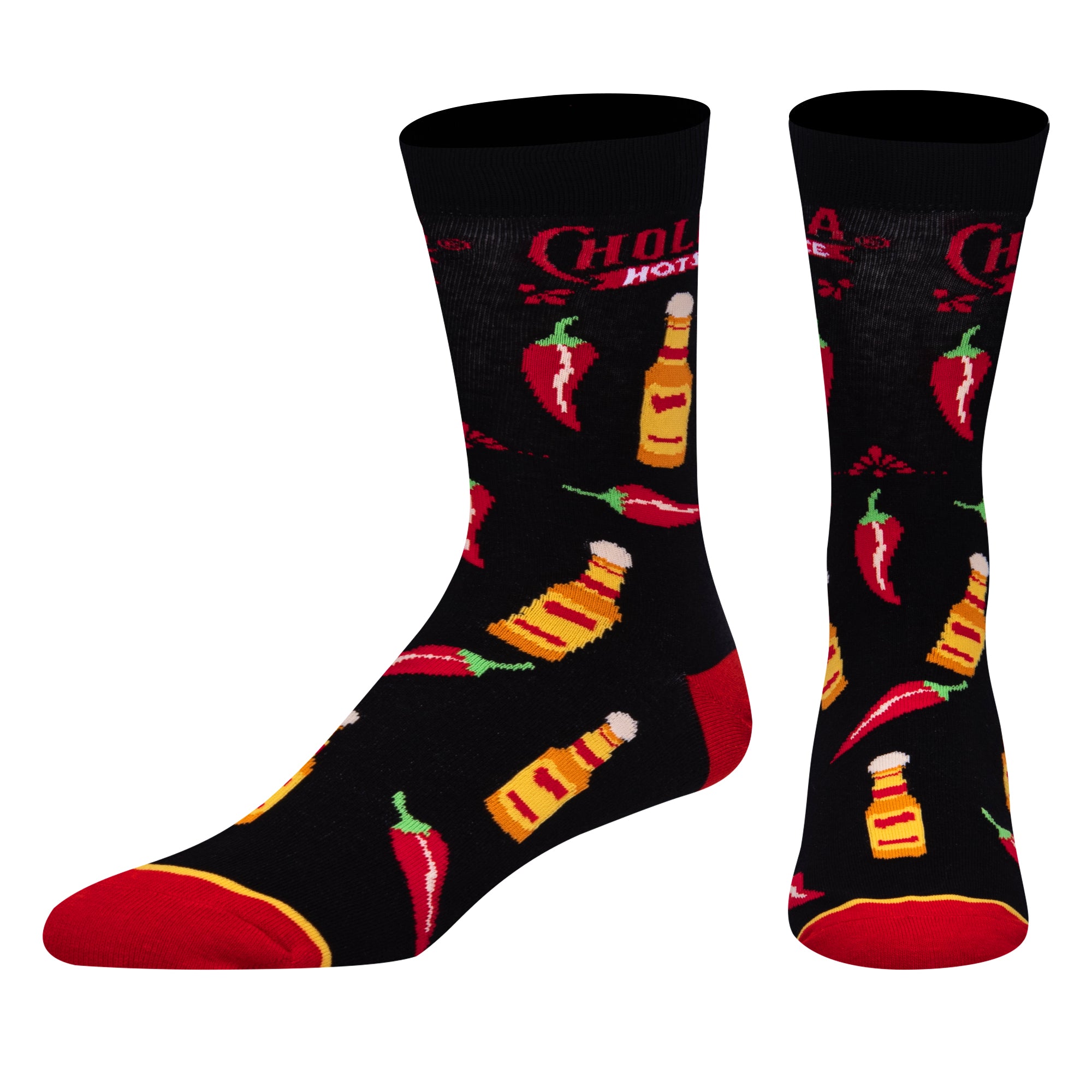 Cholula Too Spicy Men's Crew Socks