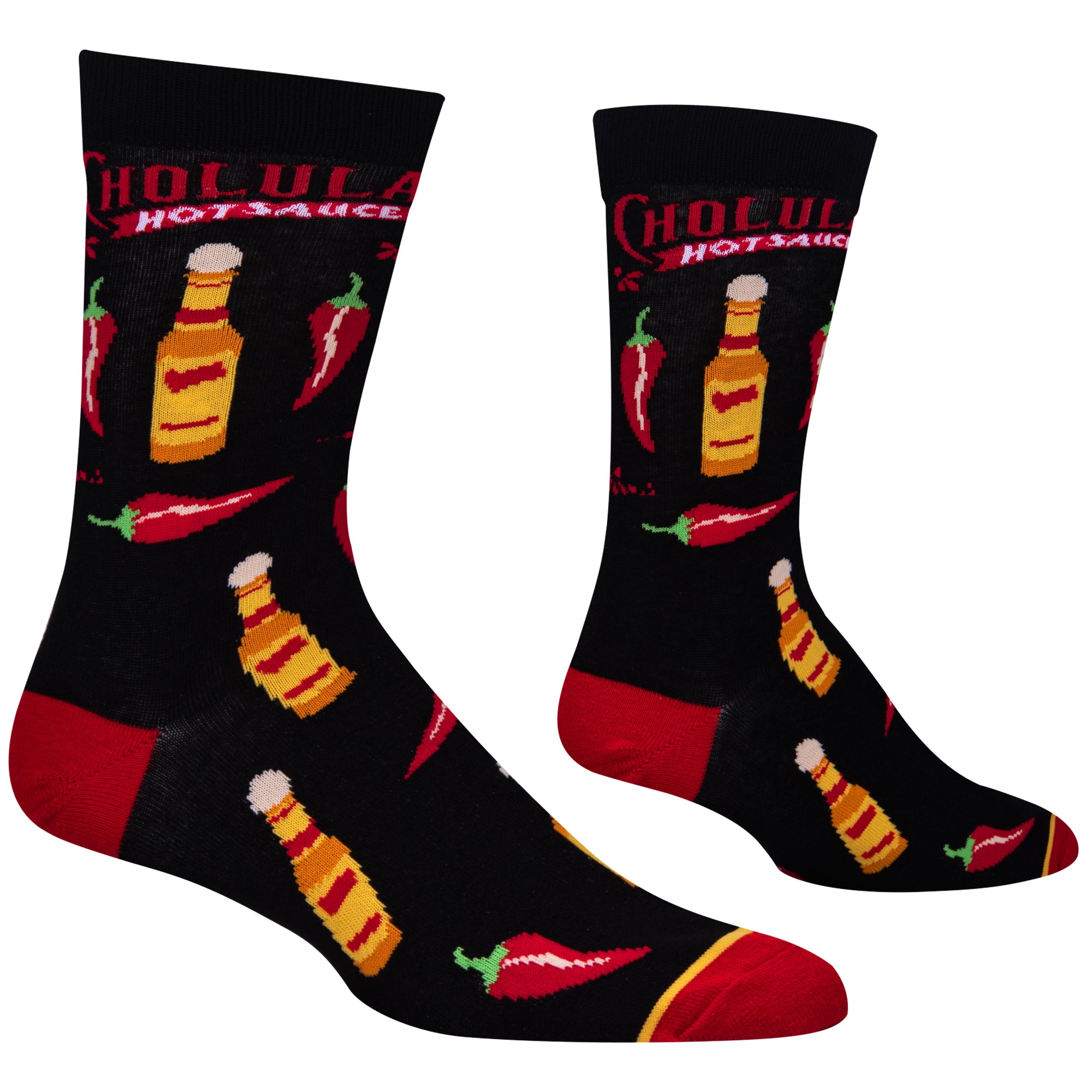 Cholula Too Spicy Men's Crew Socks