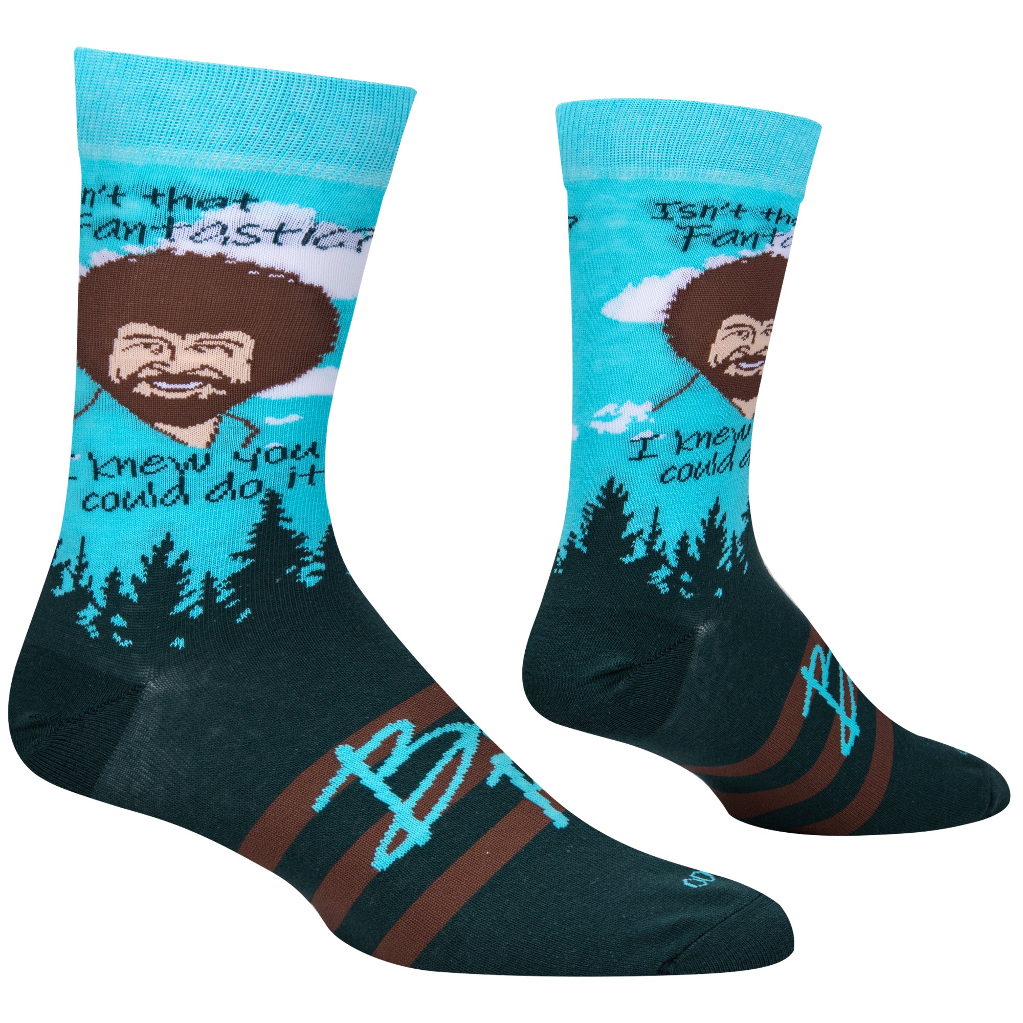 Bob Ross You Can Do it Men's Crew Socks
