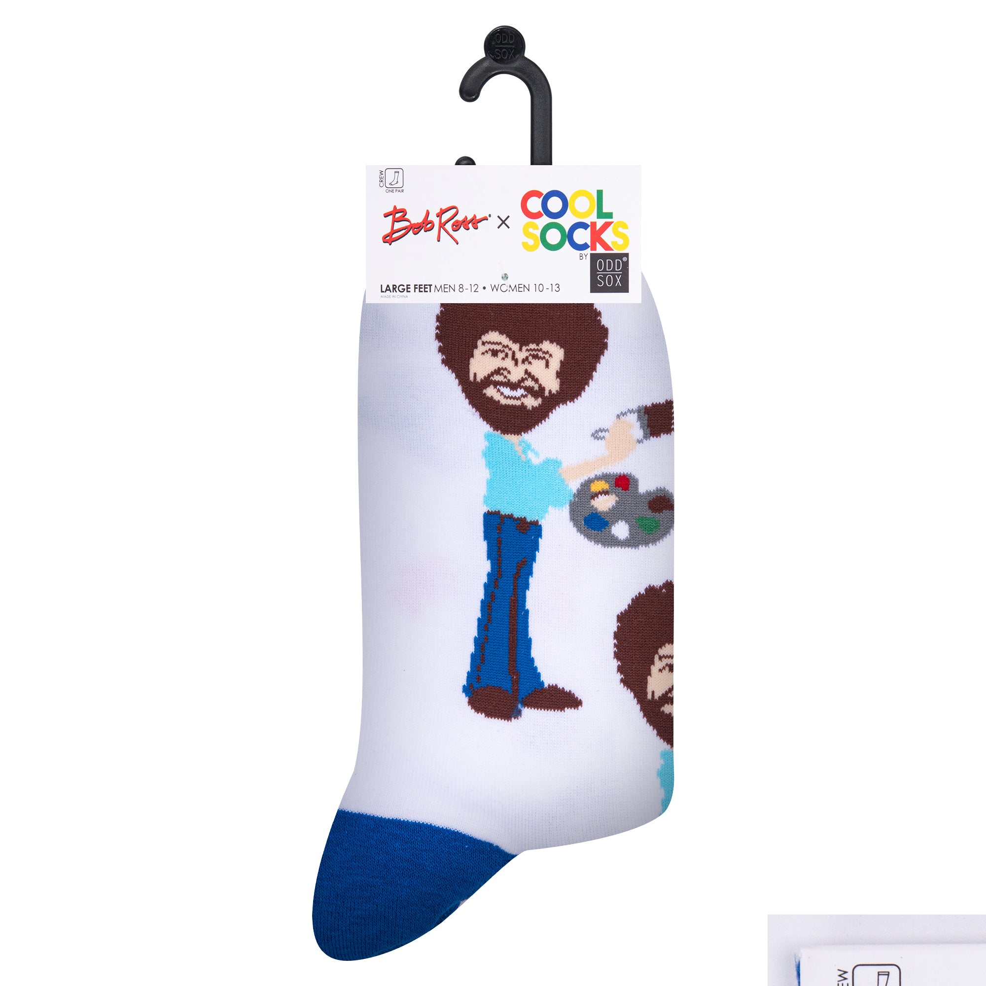 Bob Ross Painting Men's Crew Socks