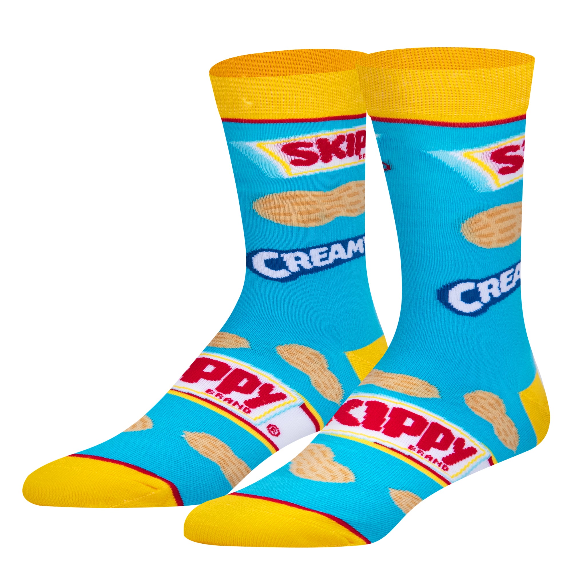 Skippy Creamy Men's Crew Socks