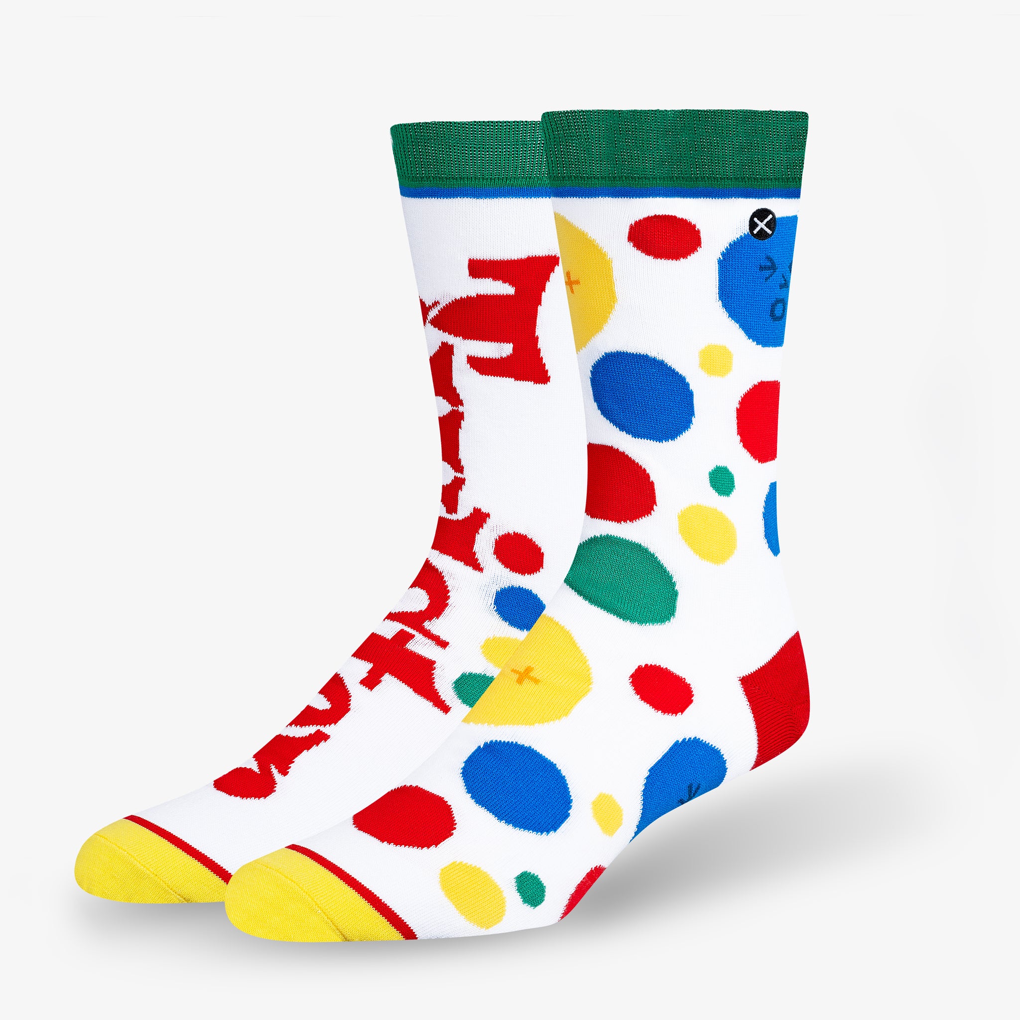 Twister Split Men's Crew Socks